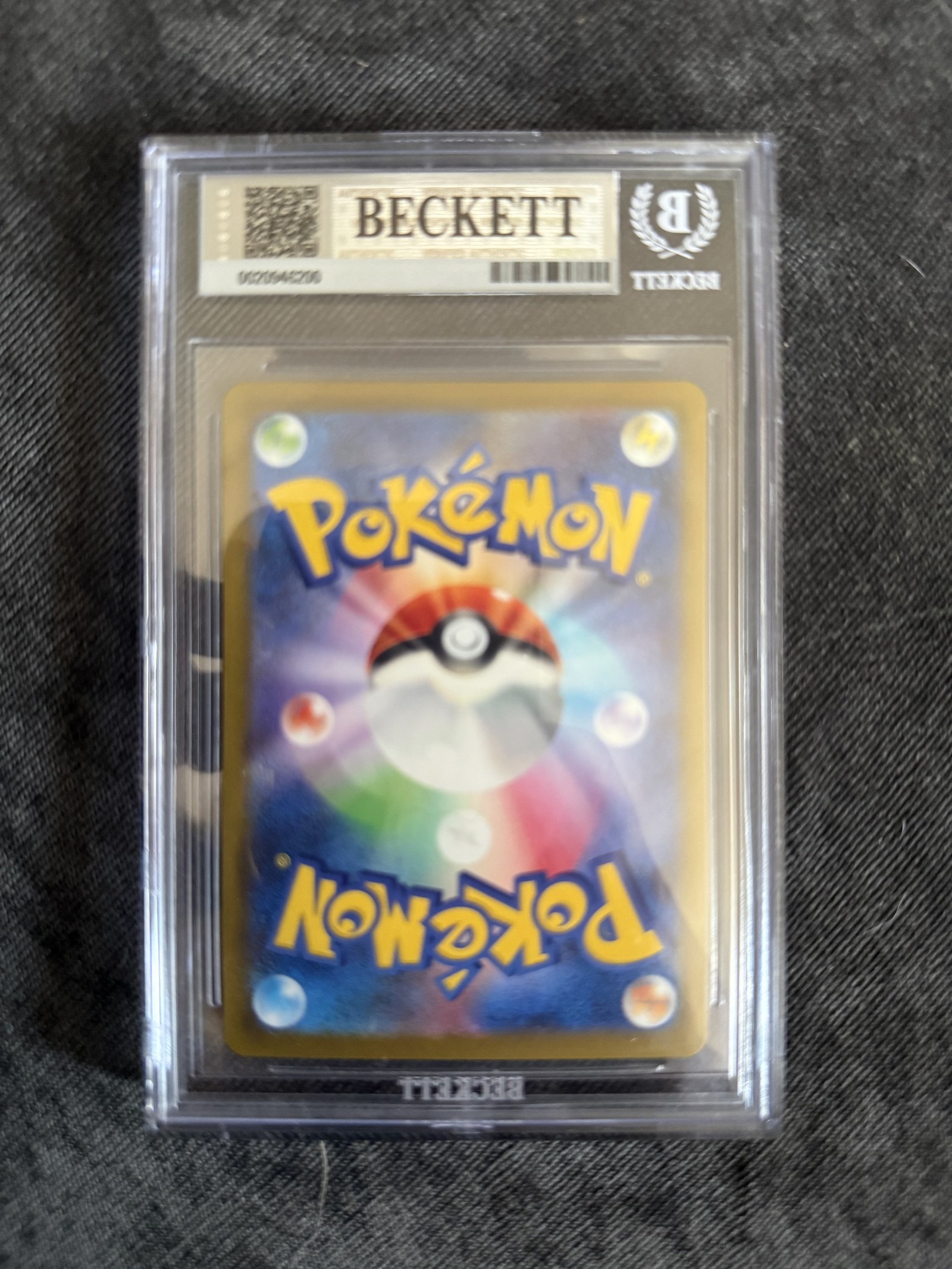 Numel #198/193 Japanese Mega Dream Ex BGS Mint 9 Pokemon Graded Slab — back
