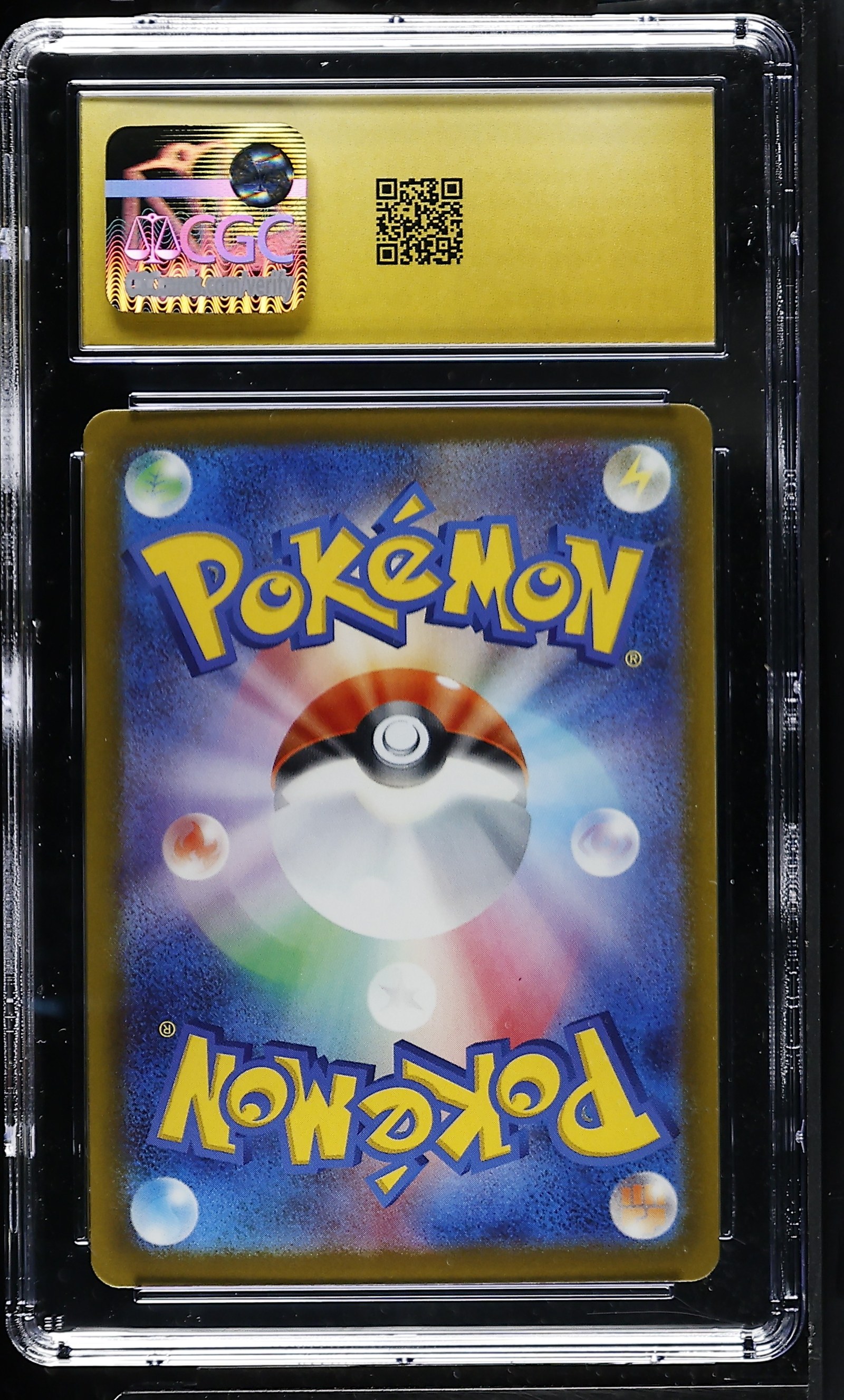Mega Dragalge ex #102/083 Japanese Ninja Spinner CGC Pristine 10 Pokemon Graded Slab — back