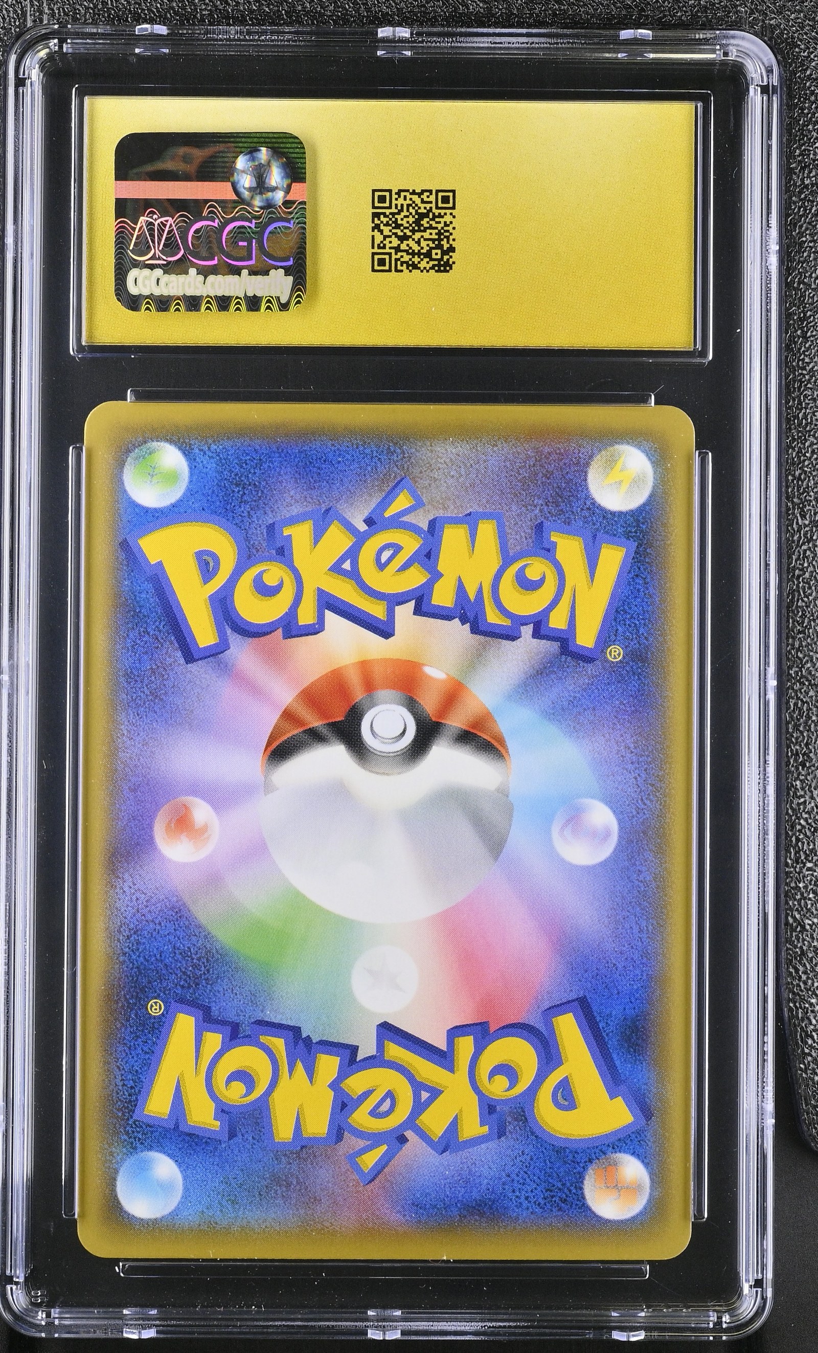 Kyogre #007/028 Japanese 25th Anniversary Collection CGC Pristine 10 Pokemon Graded Slab — back