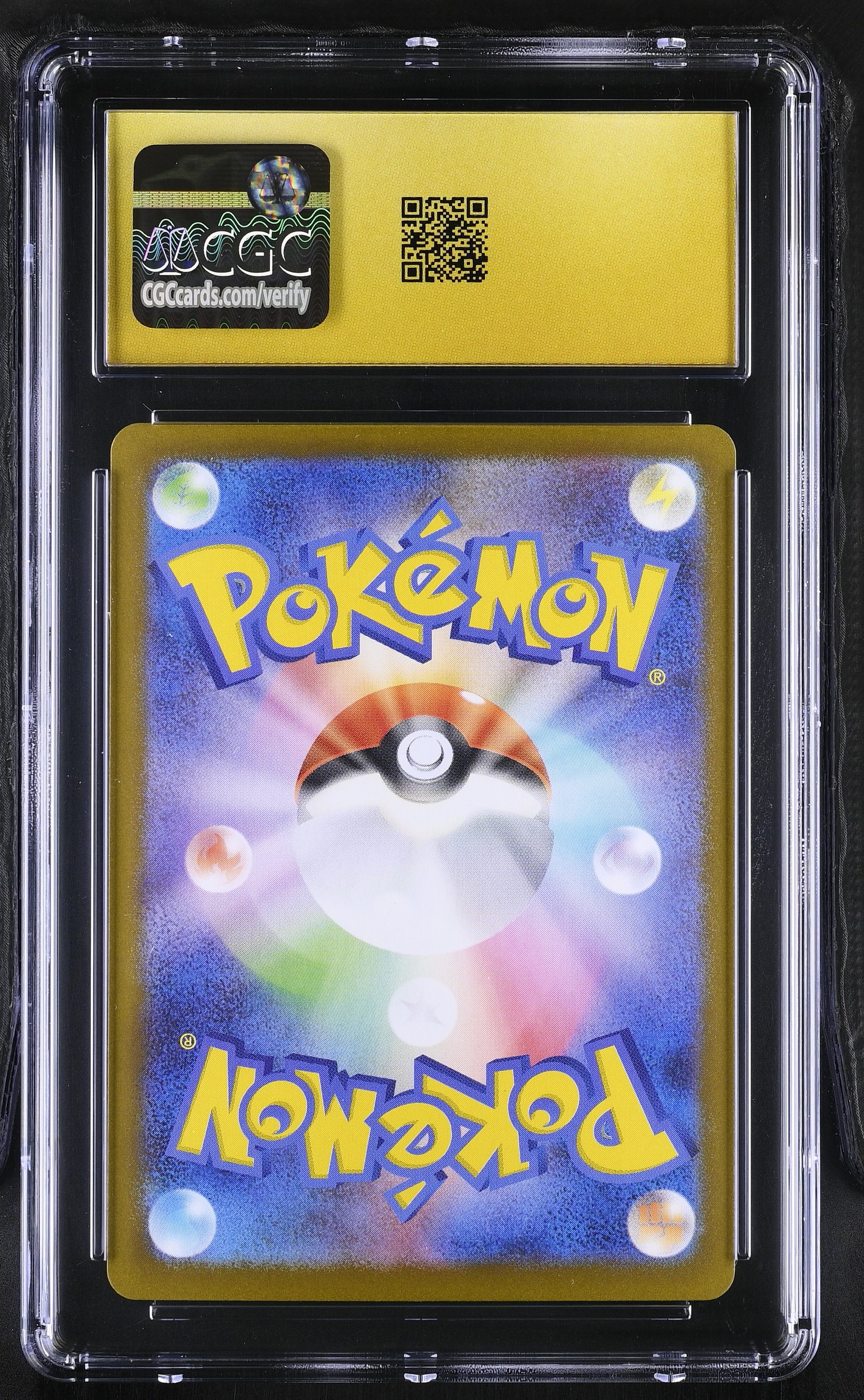 N's Zorua #108/100 Japanese Battle Partners CGC Pristine 10 Pokemon Graded Slab — back