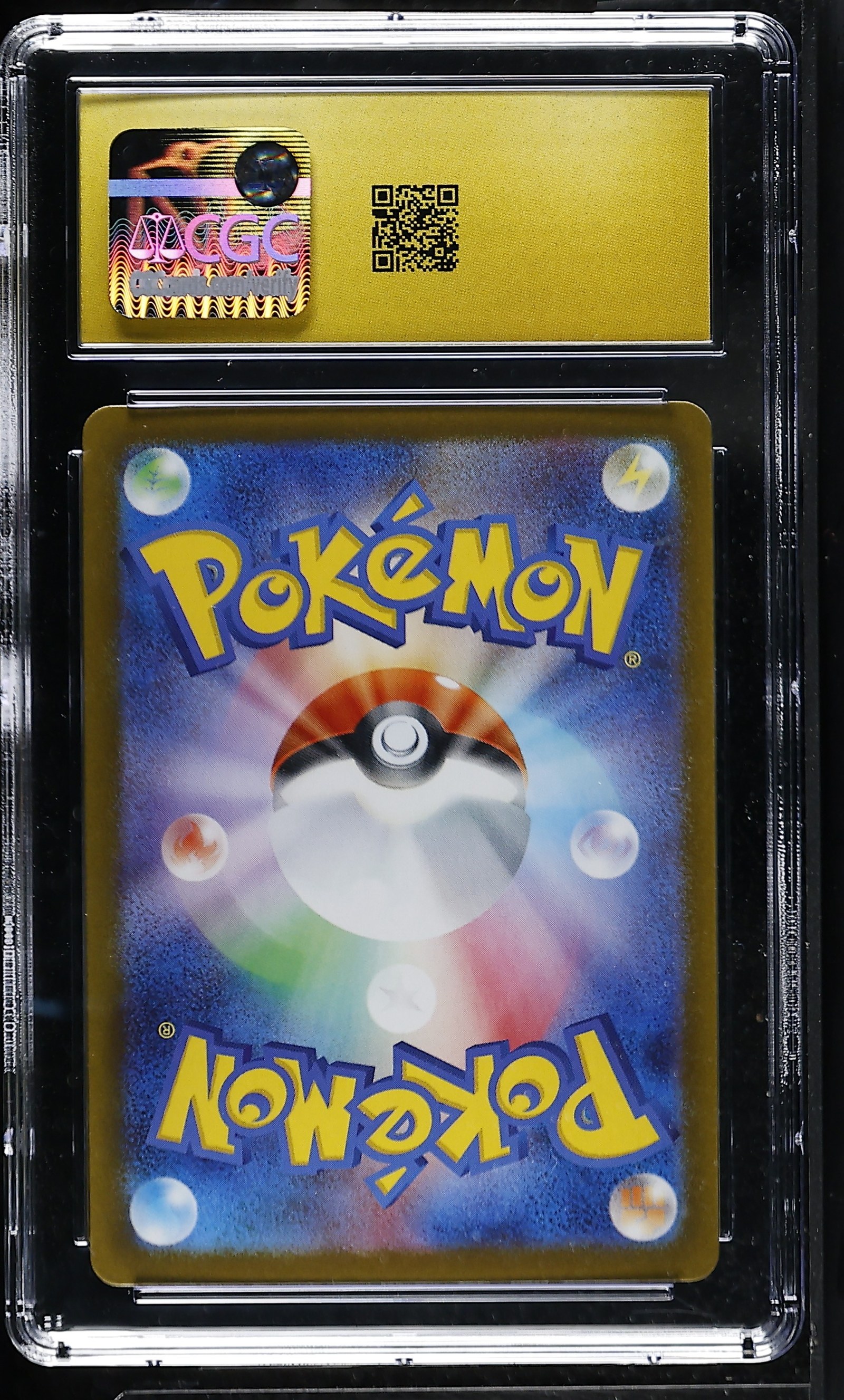 Riolu #068/063 Japanese Mega Brave CGC Pristine 10 Pokemon Graded Slab — back