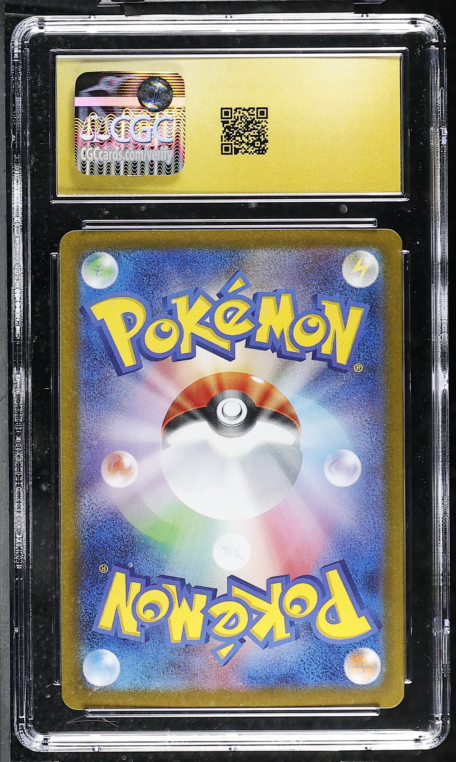 Sylveon ex #069/187 Japanese Terastal Festival CGC Pristine 10 Pokemon Graded Slab — back