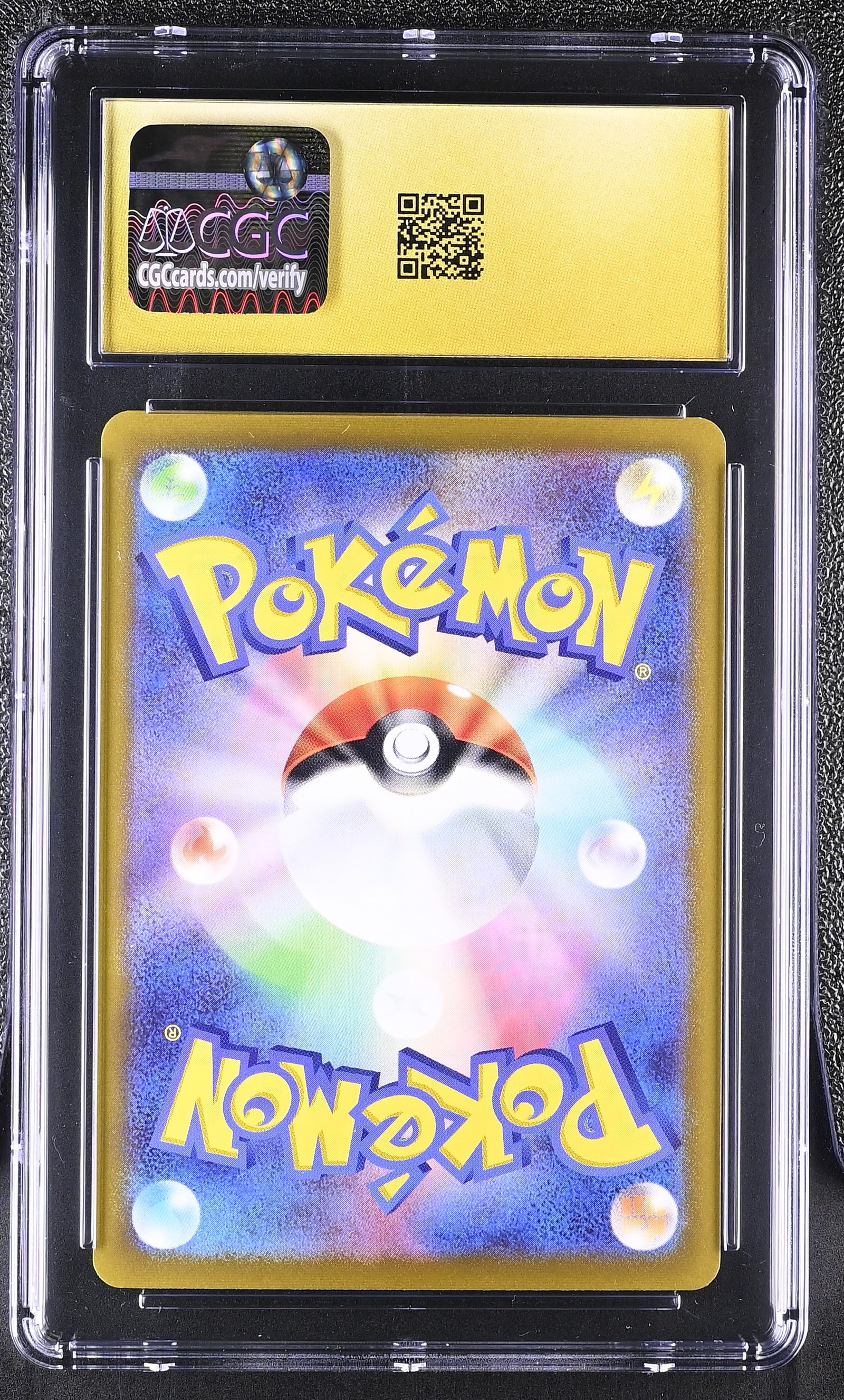Delphox V #017/100 Japanese Lost Abyss CGC Pristine 10 Pokemon Graded Slab — back