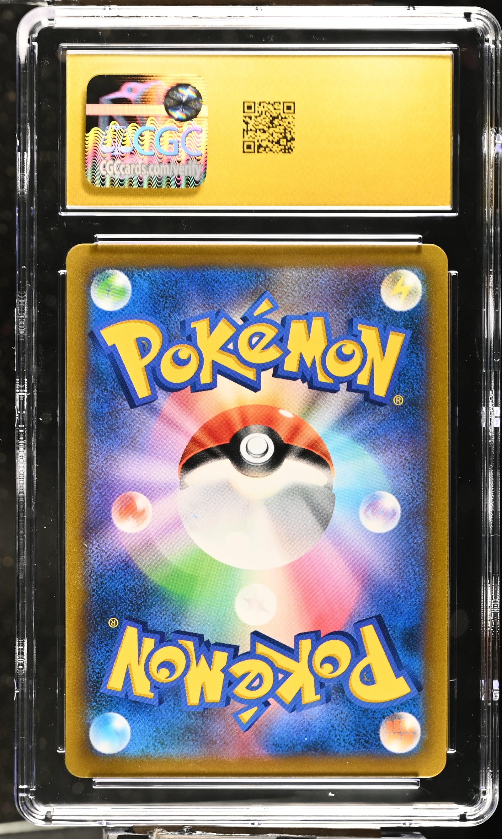 Lucario V #004/021 Japanese Lucario Starter CGC Pristine 10 Pokemon Graded Slab — back