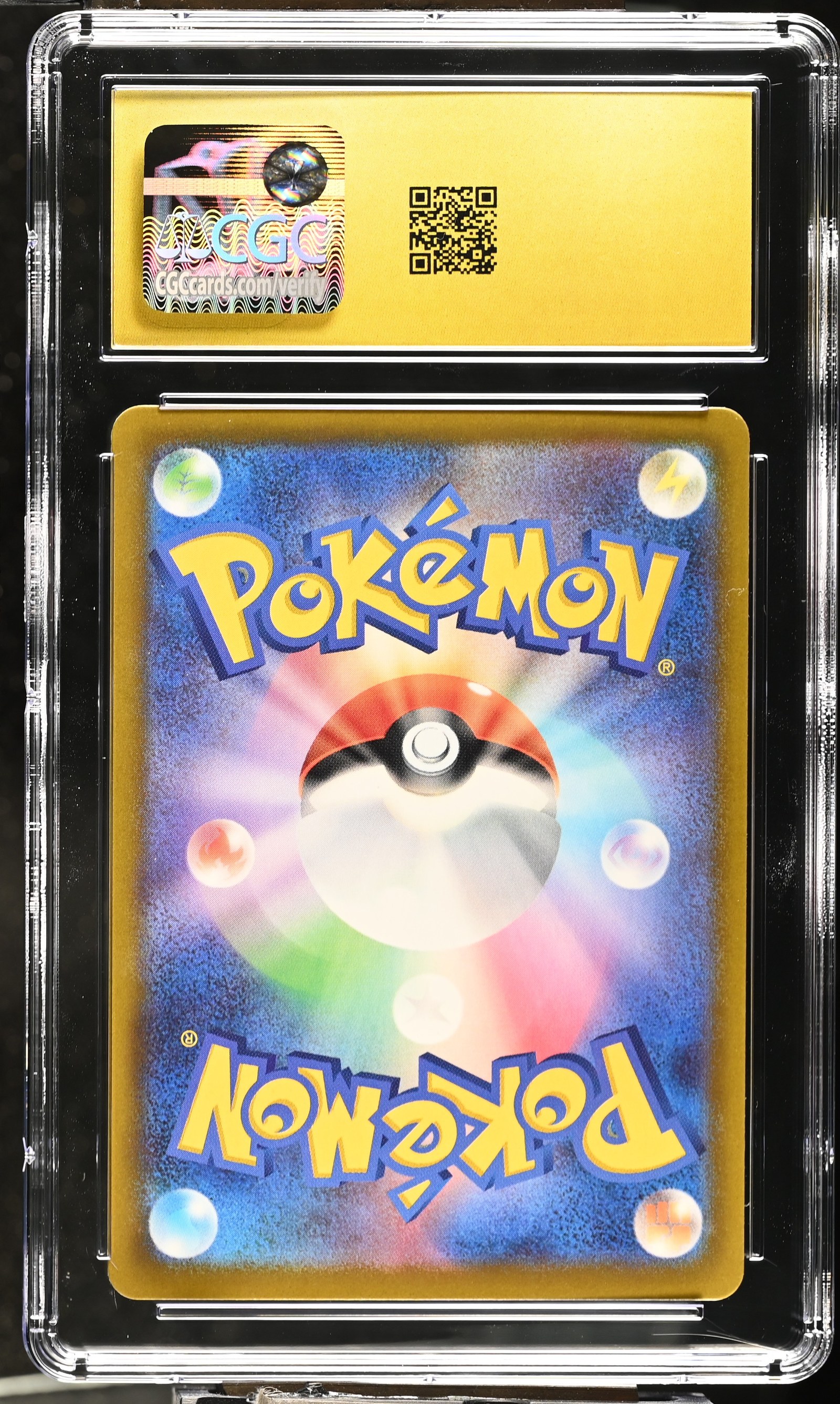 Cynthia's Spiritomb #208/193 Japanese Mega Dream Ex CGC Pristine 10 Pokemon Graded Slab — back