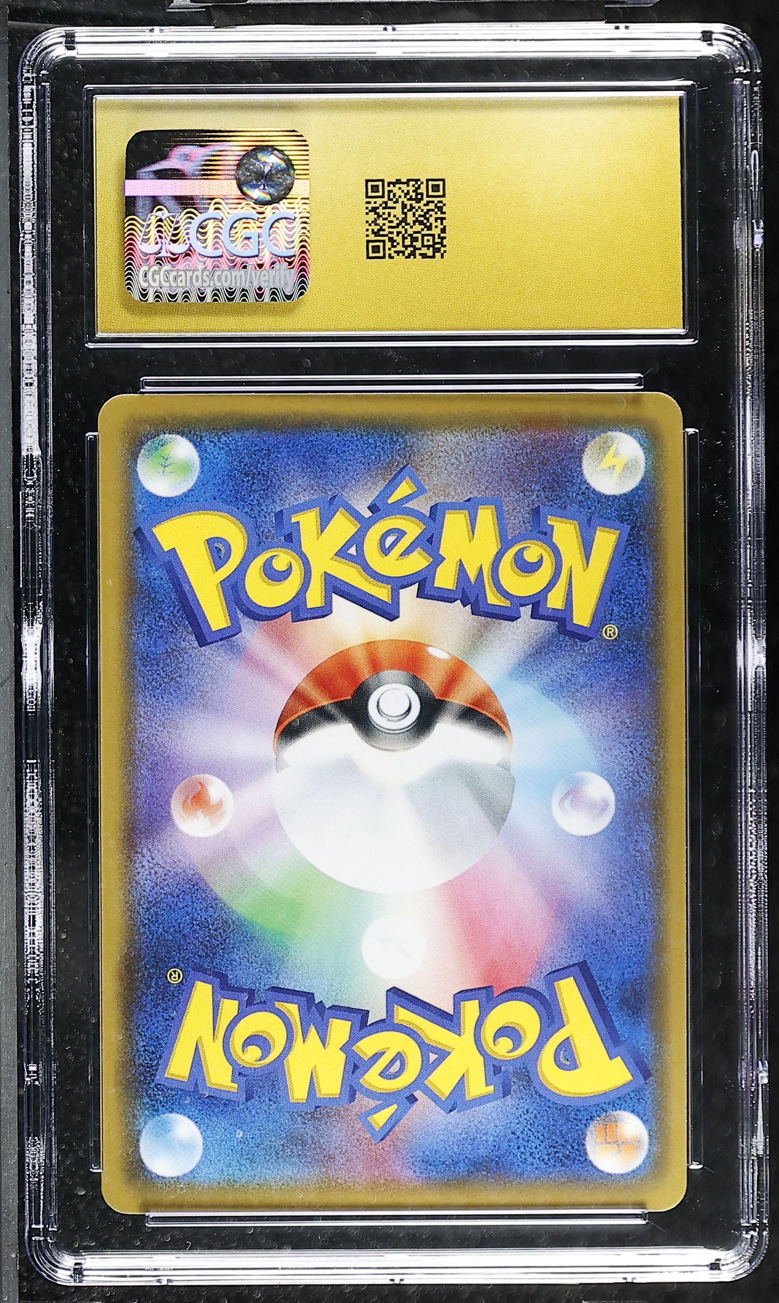 Lunala #039/095 Japanese Alter Genesis CGC Pristine 10 Pokemon Graded Slab — back