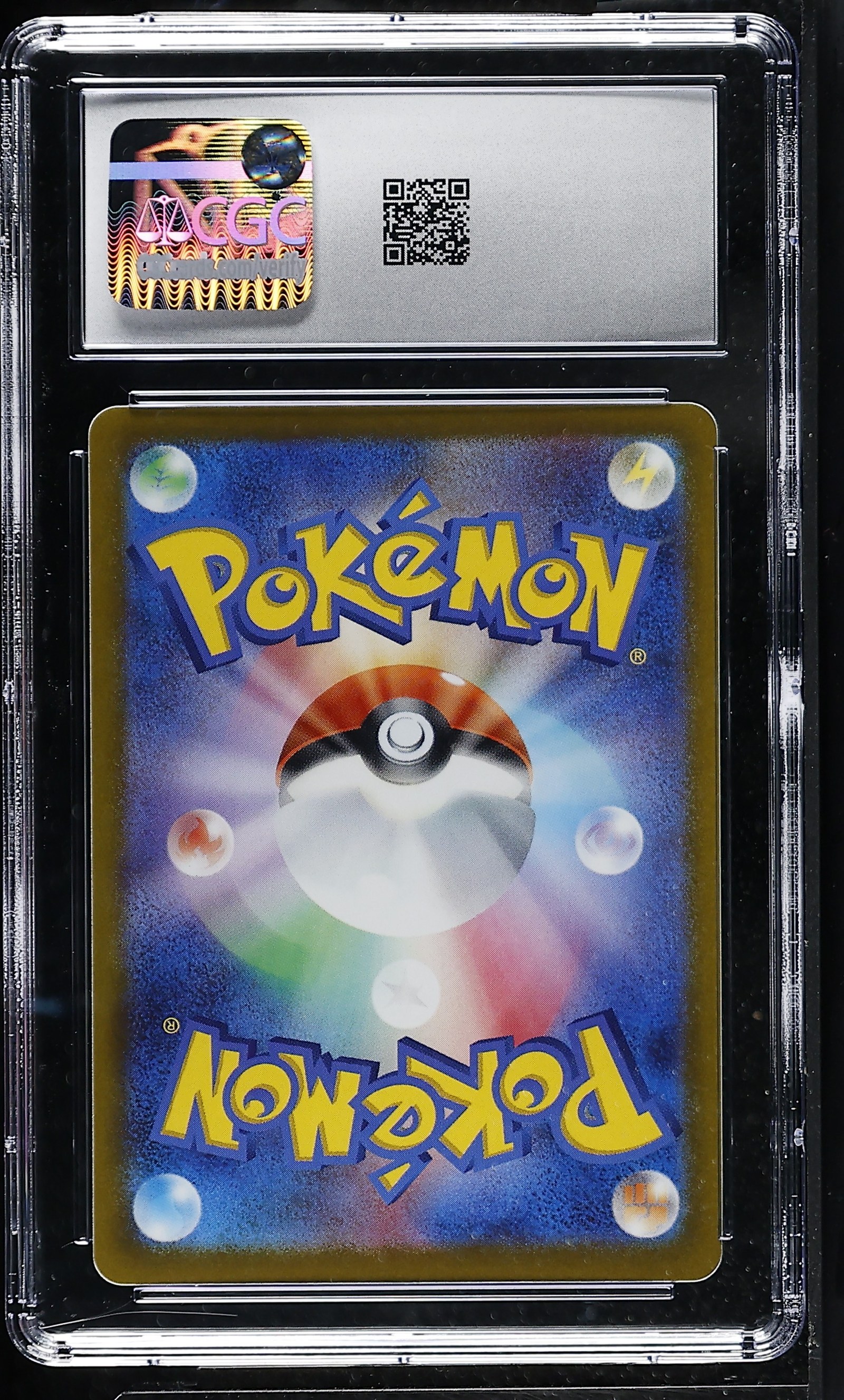 Slowpoke #029/071 Japanese Snow Hazard CGC Mint 9 Pokemon Graded Slab — back