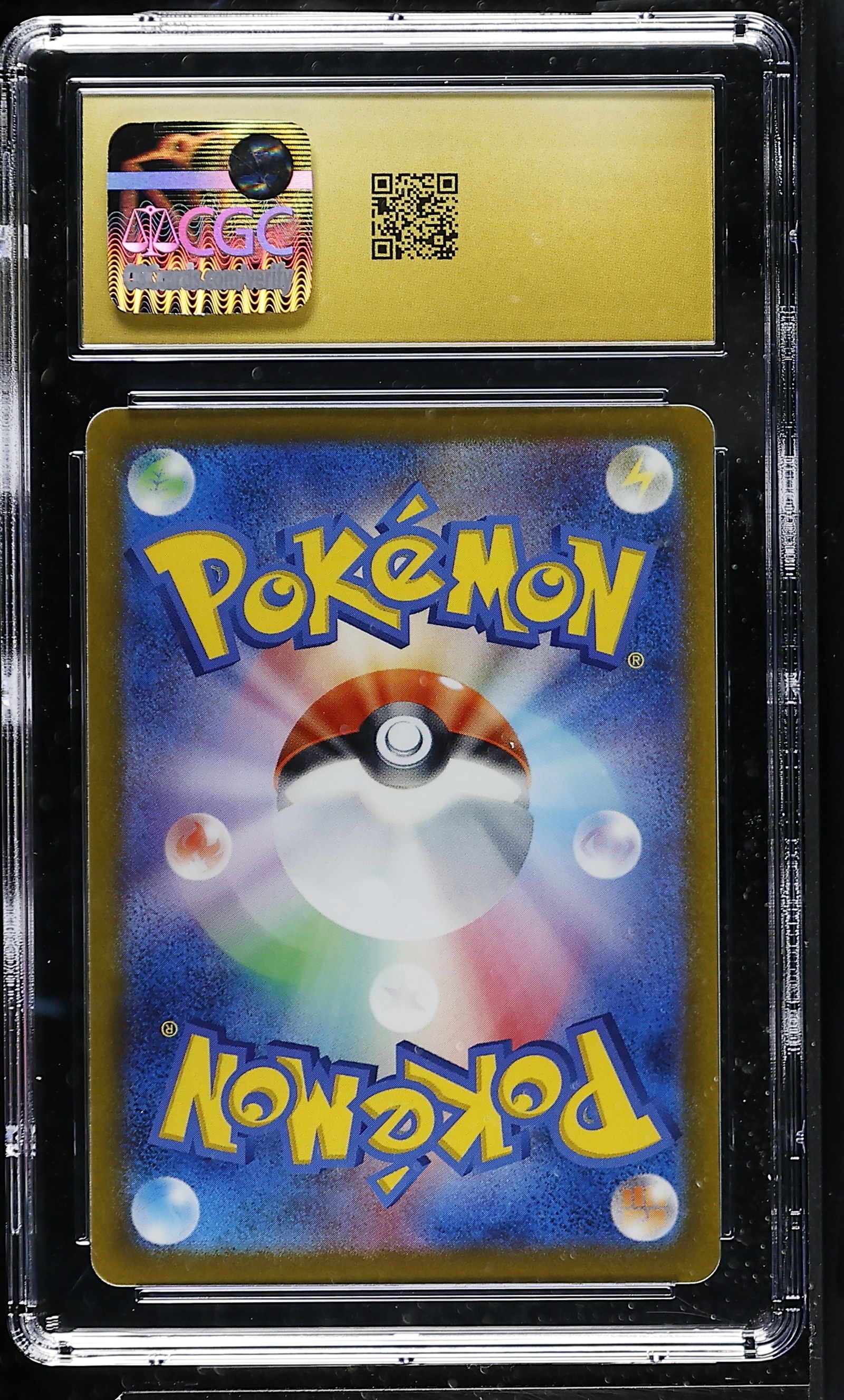 Jigglypuff #026/071 Japanese Clay Burst CGC Pristine 10 Pokemon Graded Slab — back