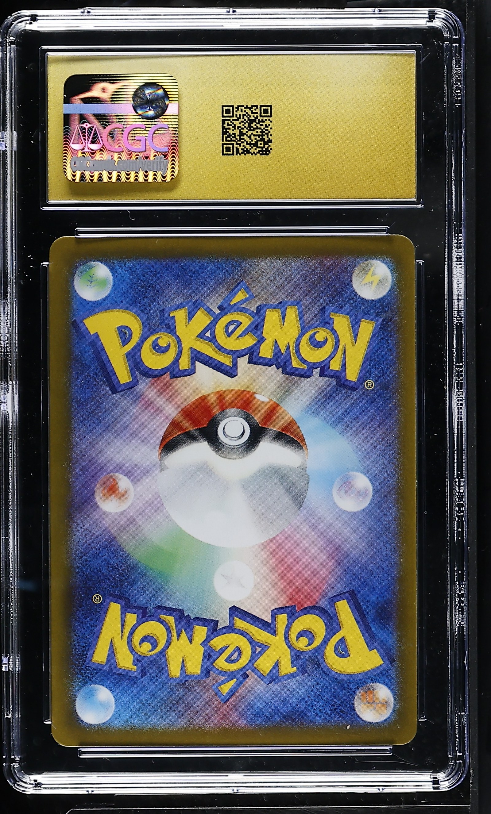 Eevee ex #126/187 Japanese Terastal Festival CGC Pristine 10 Pokemon Graded Slab — back