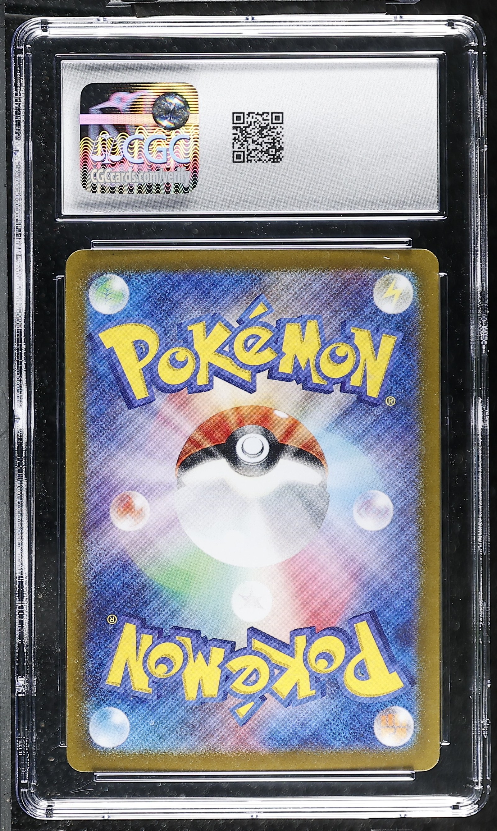 Slakoth #117/106 Japanese Super Electric Breaker CGC Gem Mint 10 Pokemon Graded Slab — back