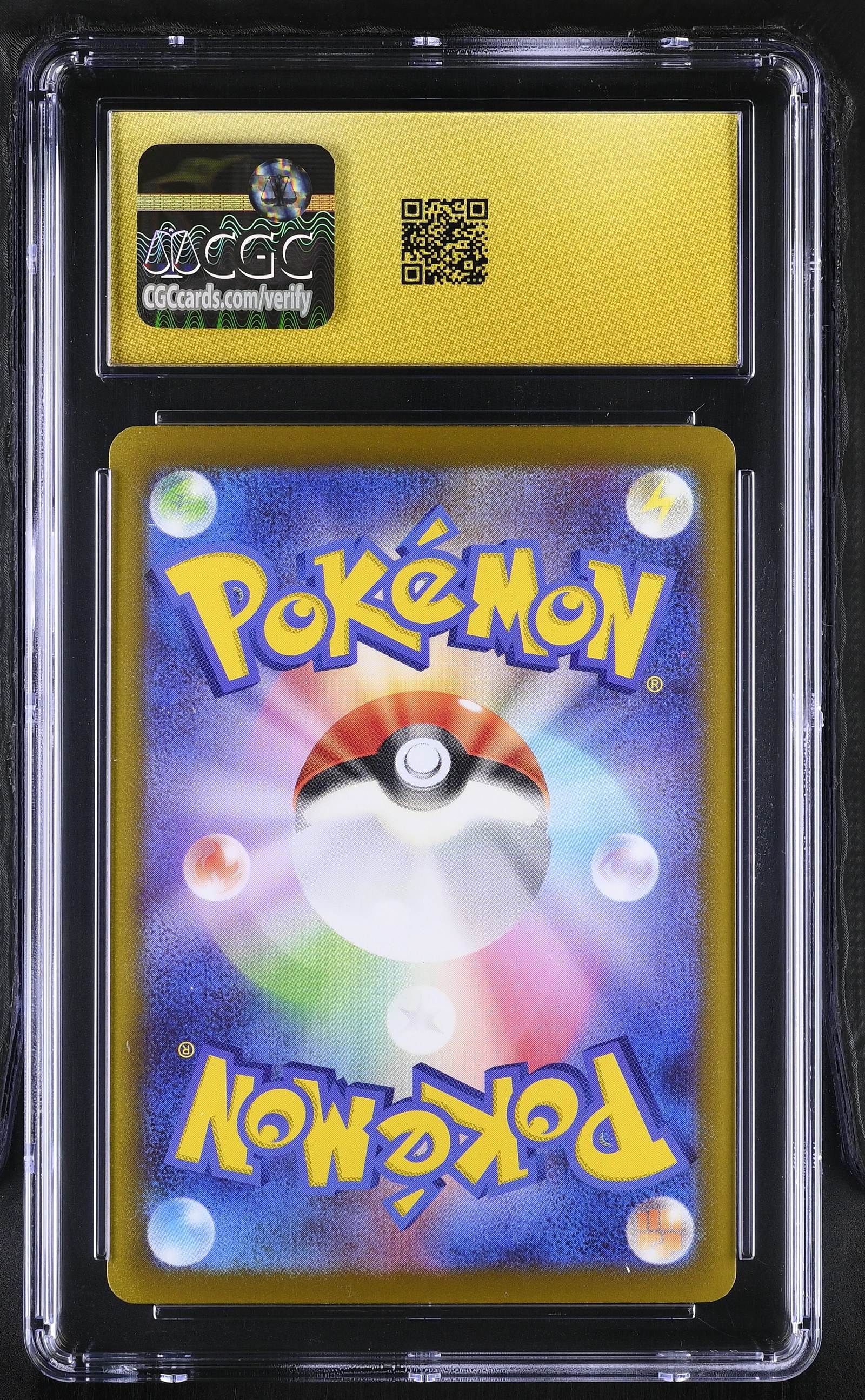 Misty's Magikarp #025/063 Japanese Heat Wave Arena CGC Pristine 10 Pokemon Graded Slab — back