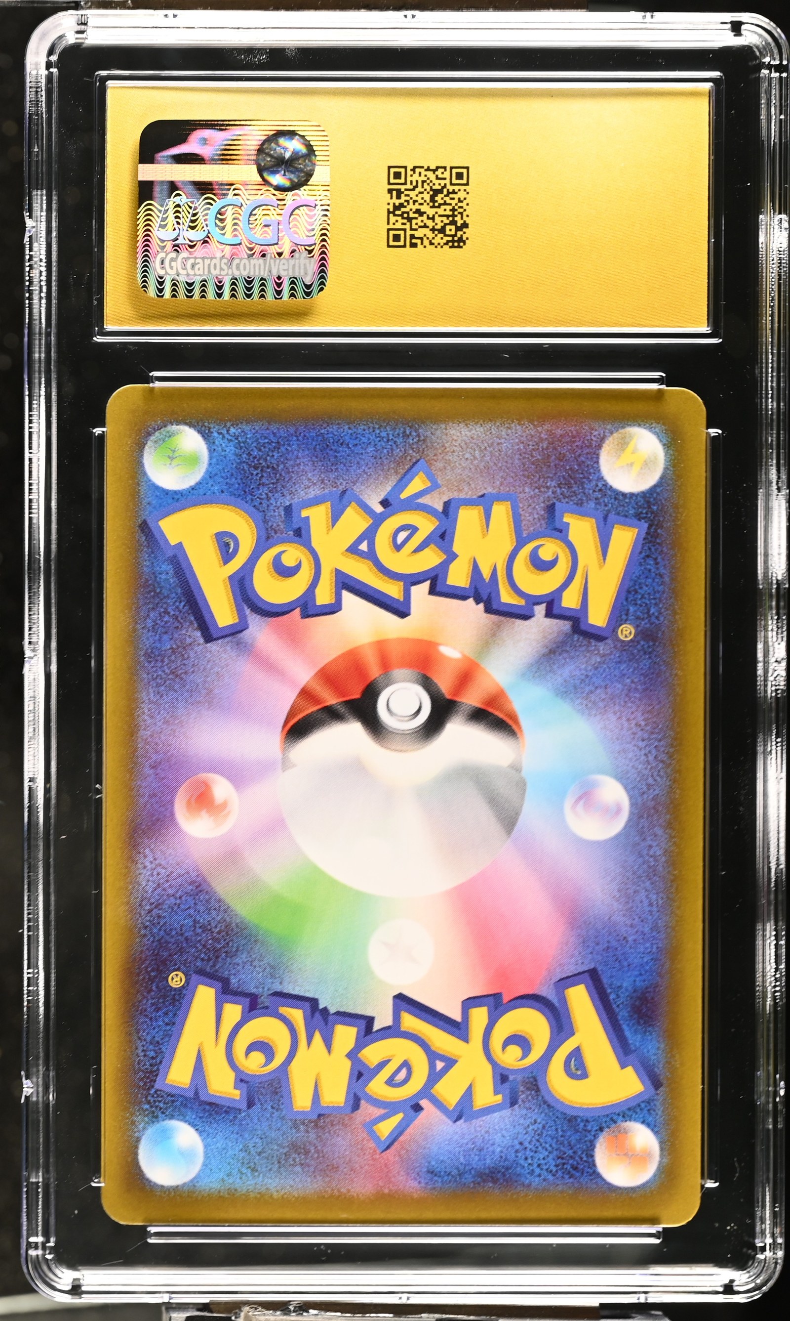 Mega Starmie ex #095/080 Japanese Nihil Zero CGC Pristine 10 Pokemon Graded Slab — back