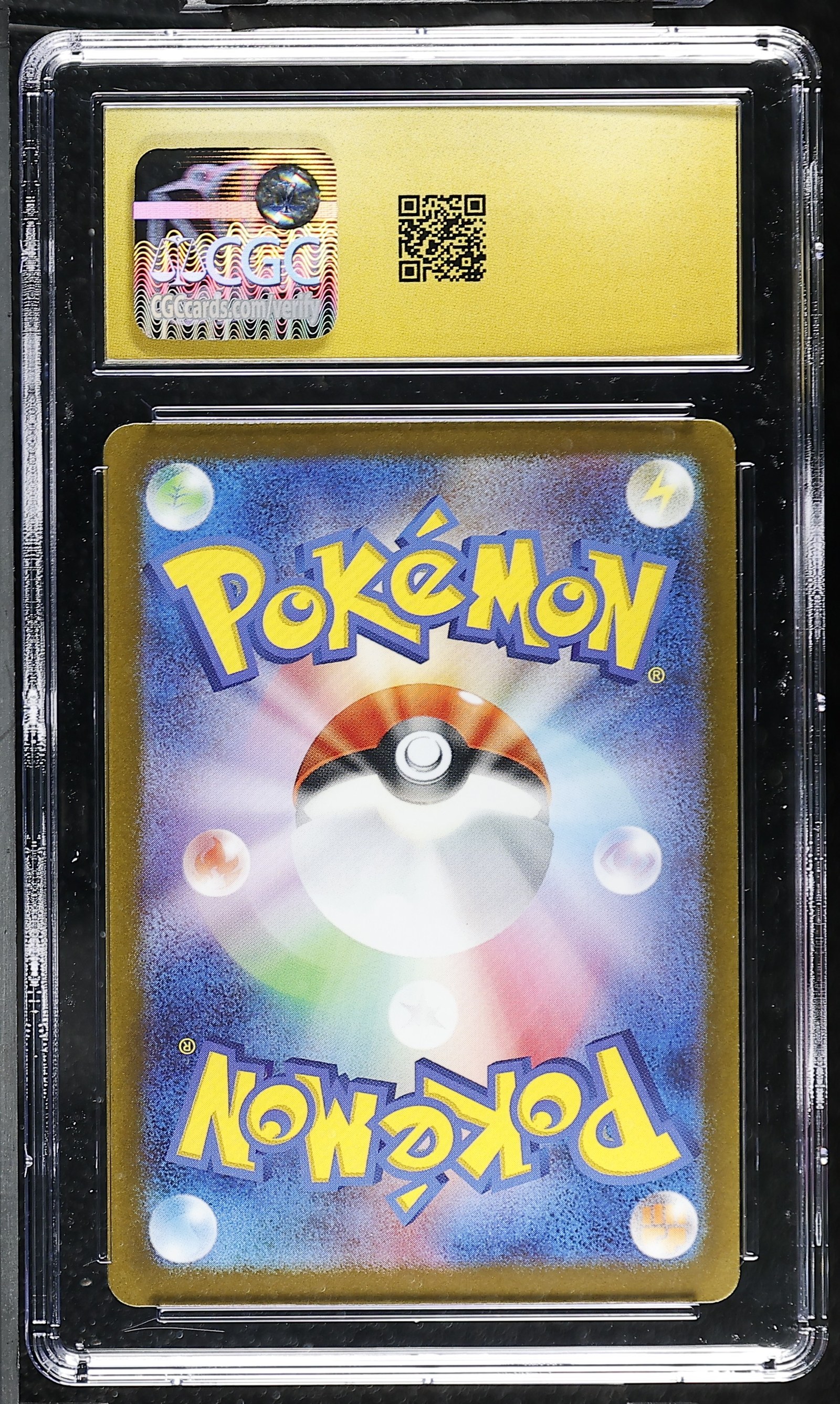 Kadabra #074/190 Reverse Holo Japanese Shiny Treasure Ex CGC Pristine 10 Pokemon Graded Slab — back
