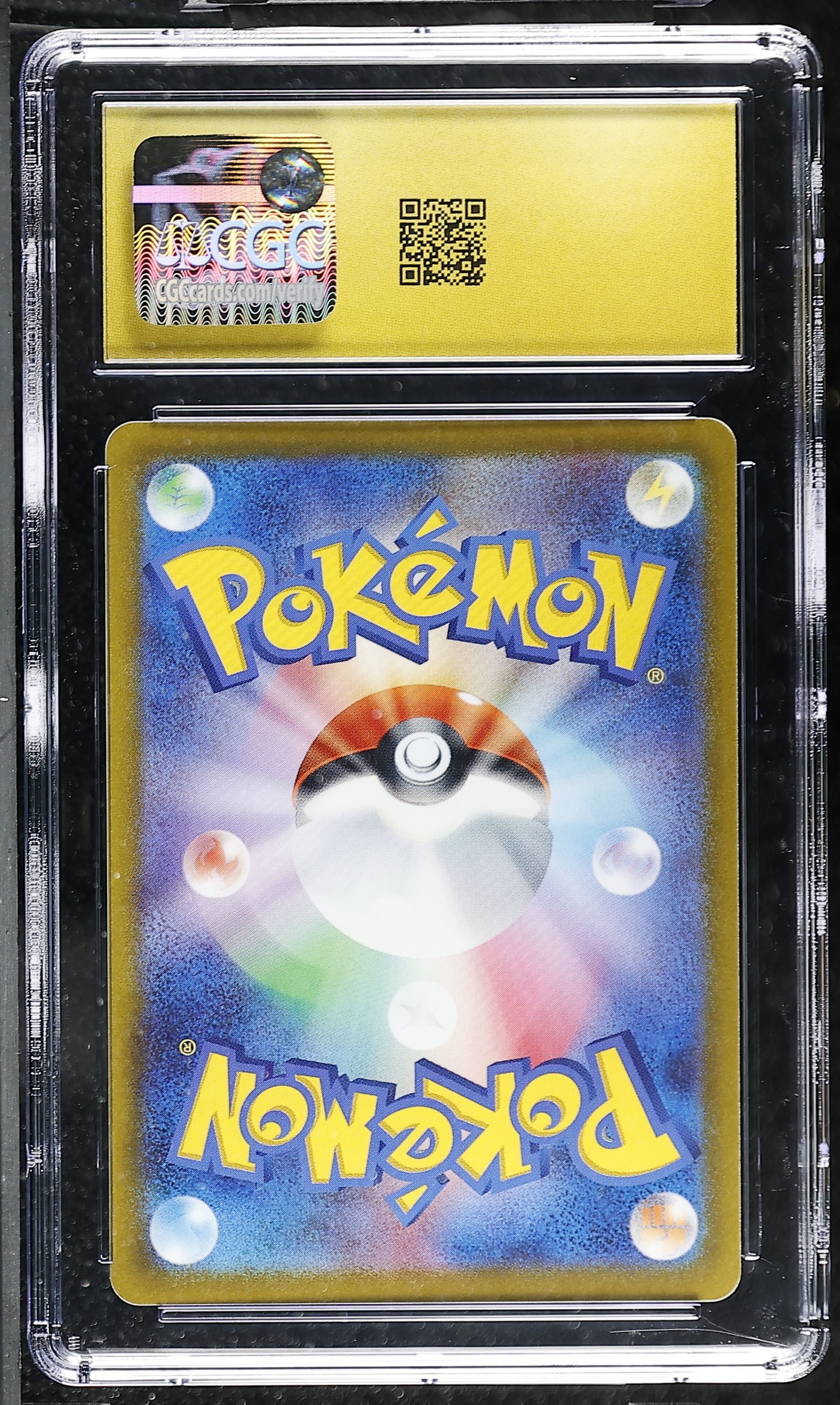 Lechonk #097/108 Japanese Ruler Of The Black Flame CGC Pristine 10 Pokemon Graded Slab — back