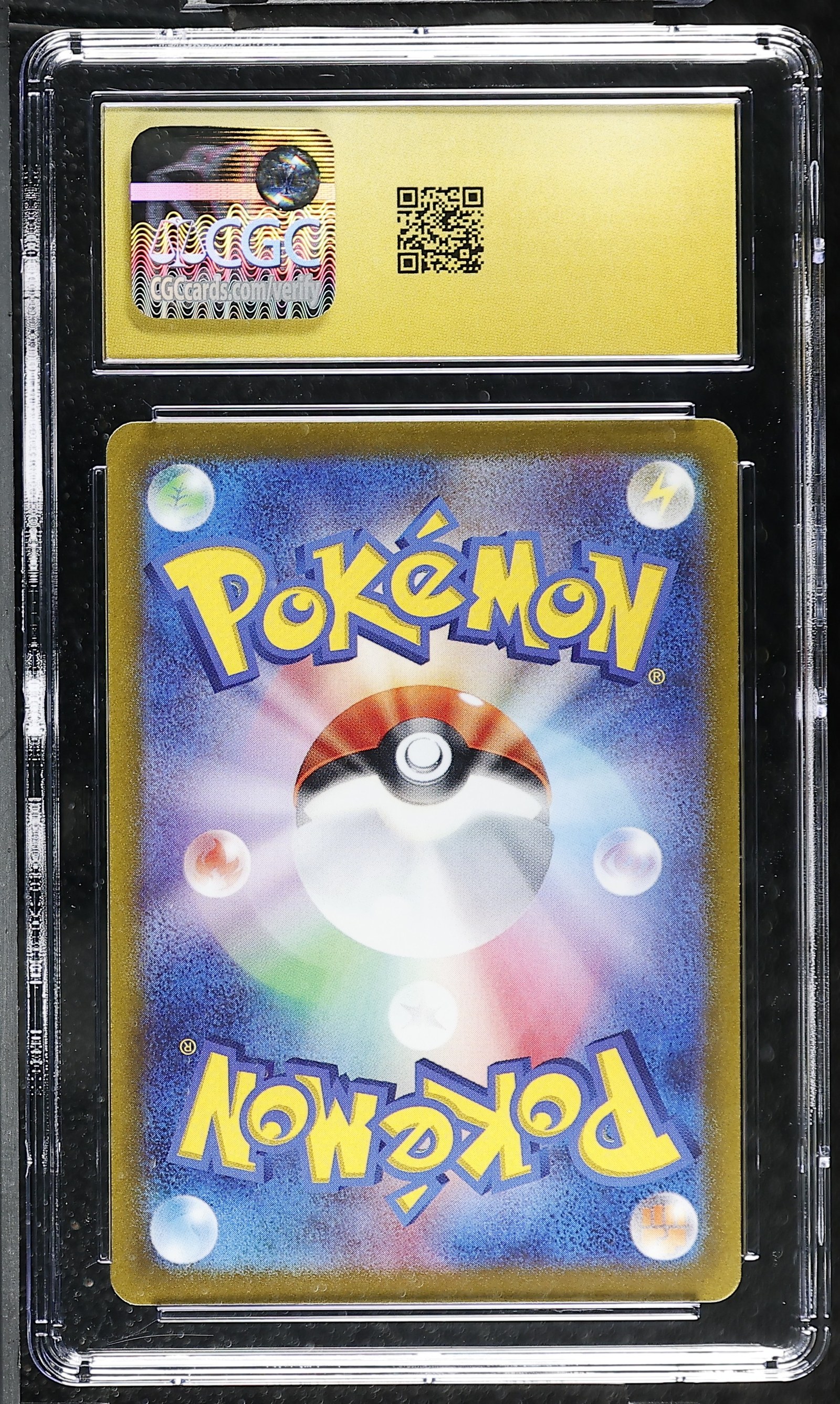 Simisear VSTAR #214/172 Japanese Vstar Universe CGC Pristine 10 Pokemon Graded Slab — back