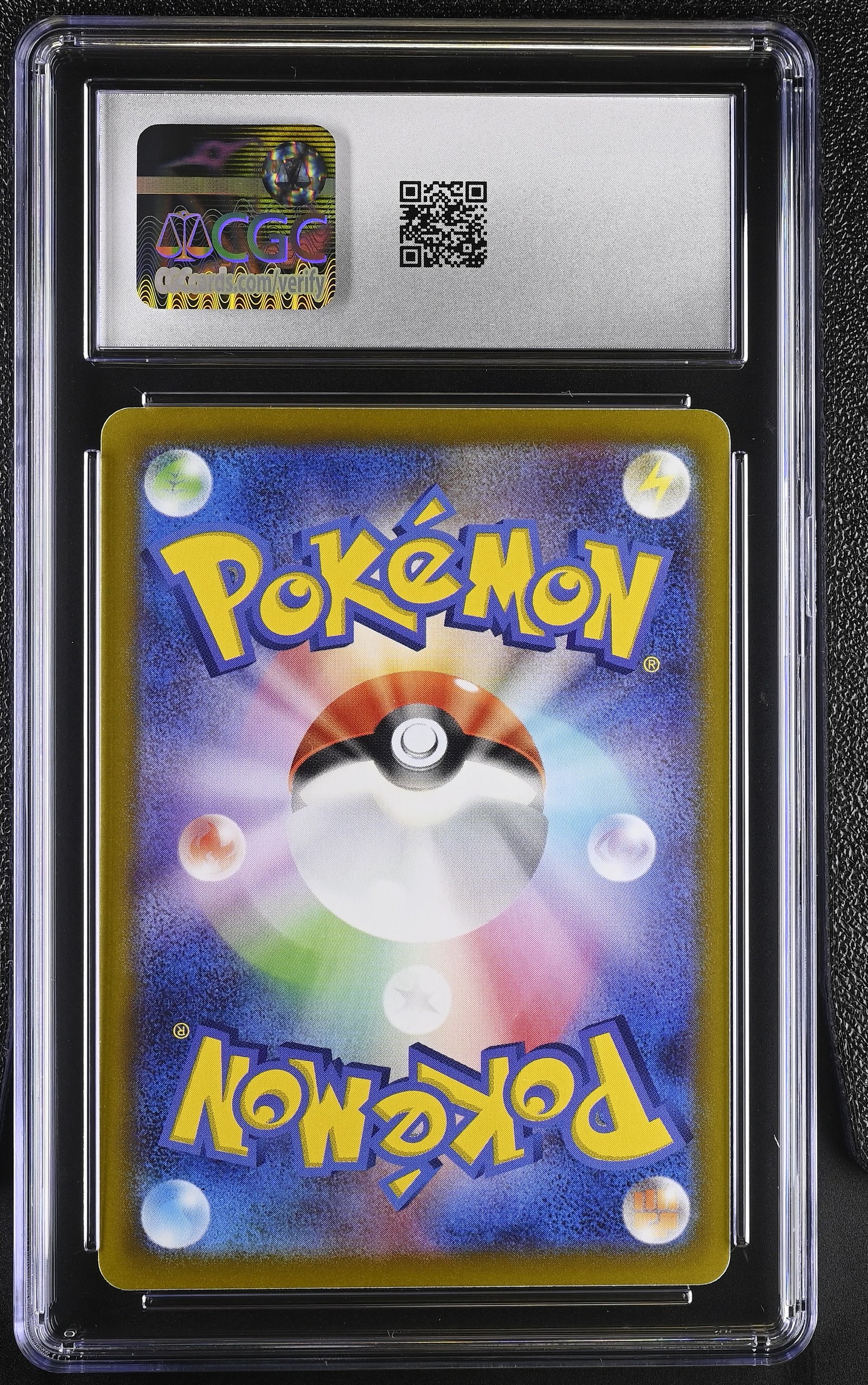Pikachu #027/071 Japanese Go CGC 8.5 Pokemon Graded Slab — back