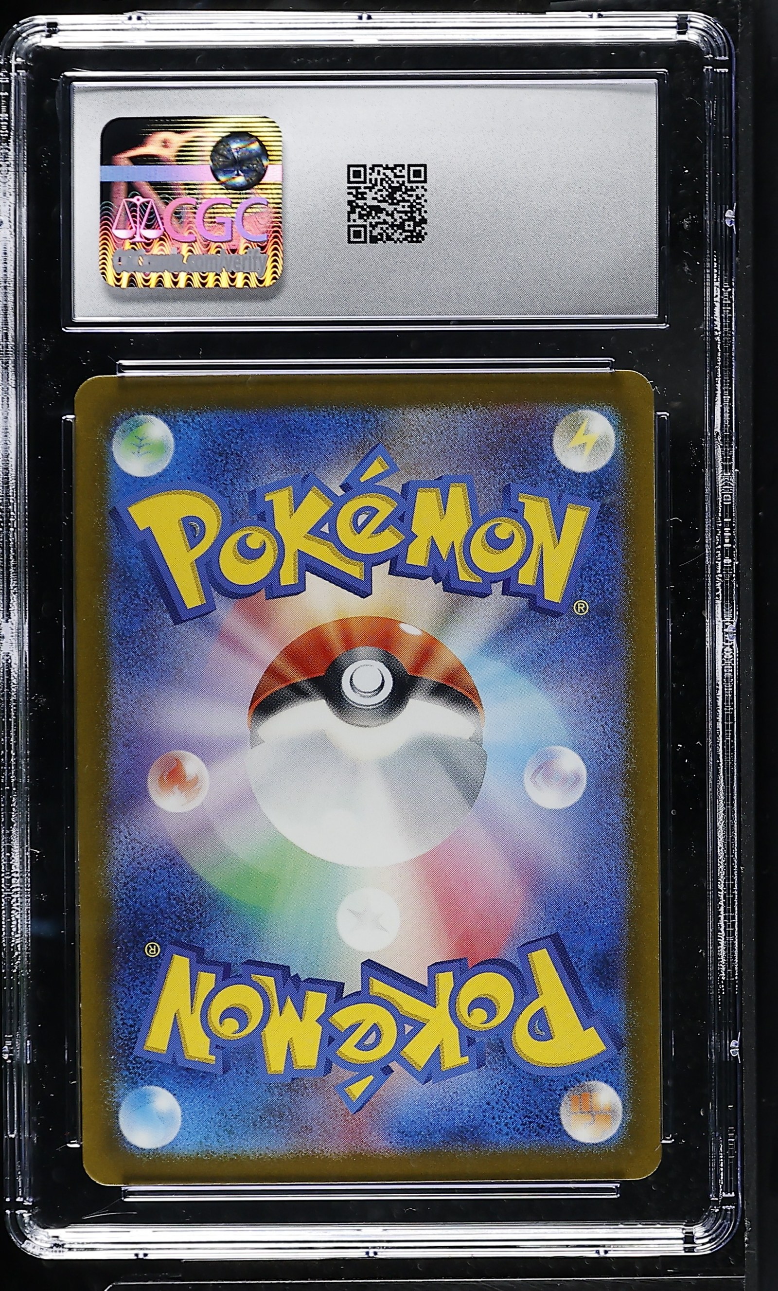 Ivysaur #002/165 Master Ball Reverse Holo Japanese 151 CGC Gem Mint 10 Pokemon Graded Slab — back