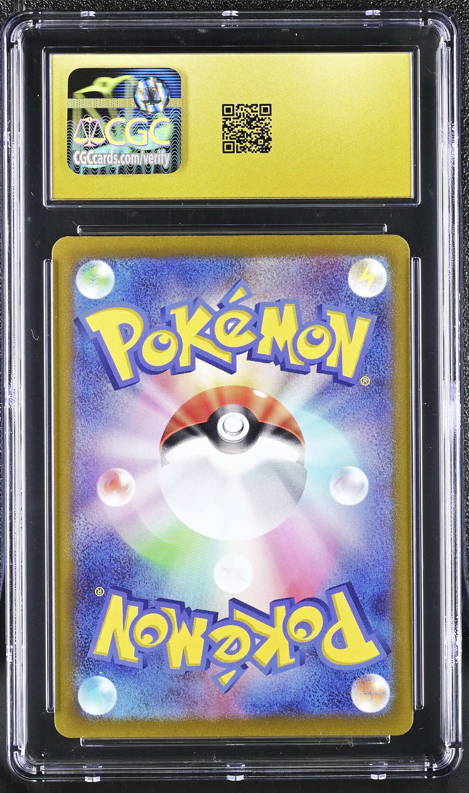Hisuian Voltorb #173/172 Japanese Vstar Universe CGC Pristine 10 Pokemon Graded Slab — back