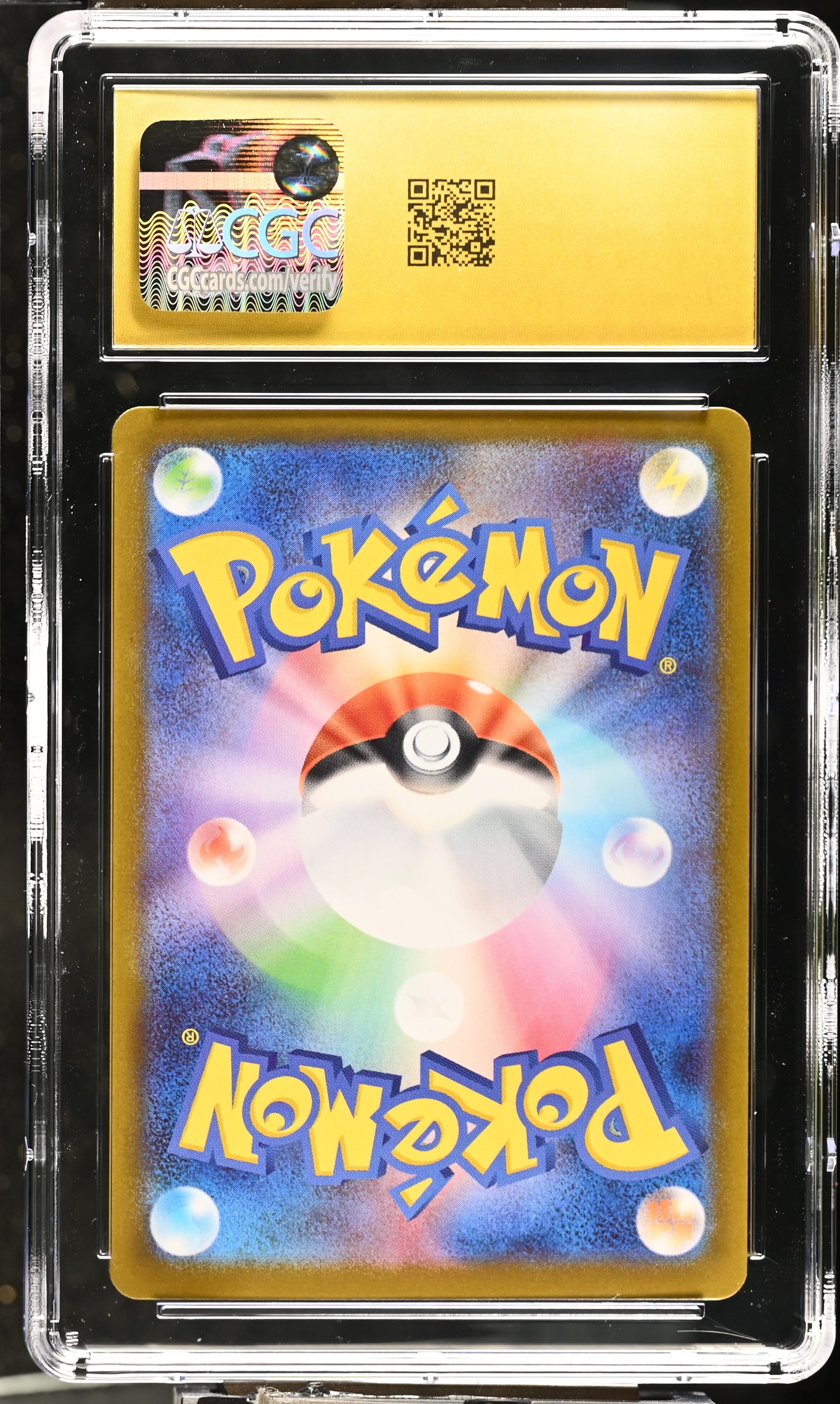 Rowlet #082/080 Japanese Nihil Zero CGC Pristine 10 Pokemon Graded Slab — back