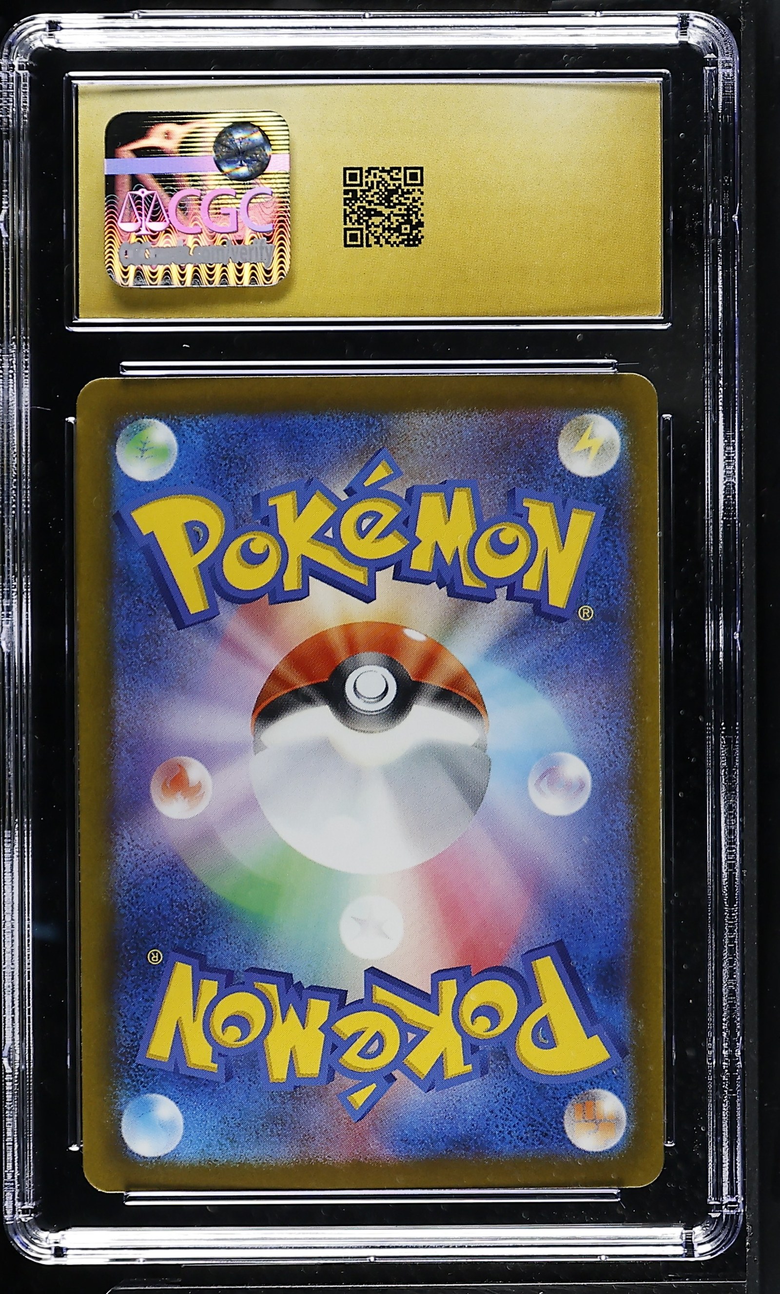 Raikou ex #024/076 Japanese Storm Emeralda CGC Pristine 10 Pokemon Graded Slab — back