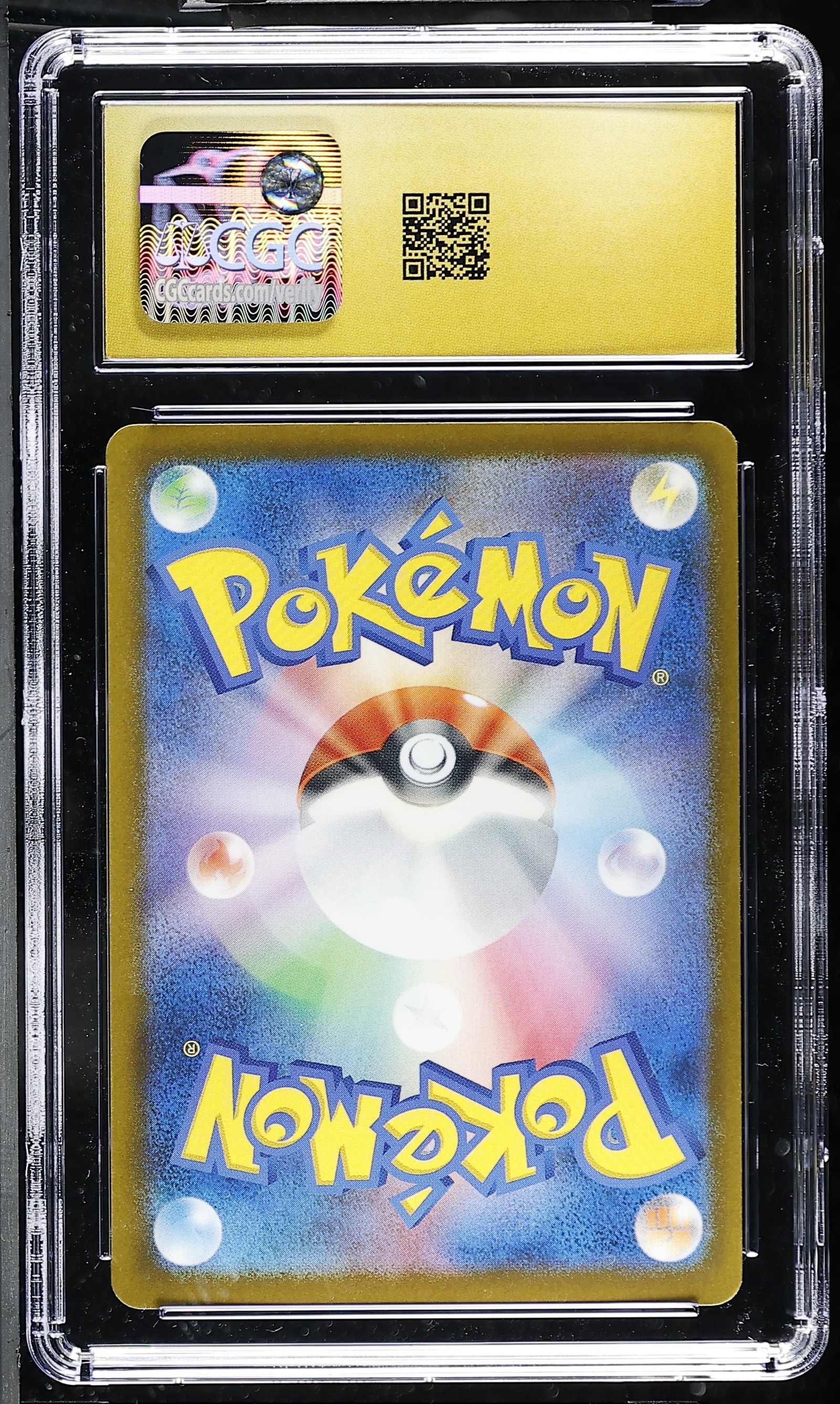 Mega Excadrill ex #101/081 Japanese Abyss Eye CGC Pristine 10 Pokemon Graded Slab — back
