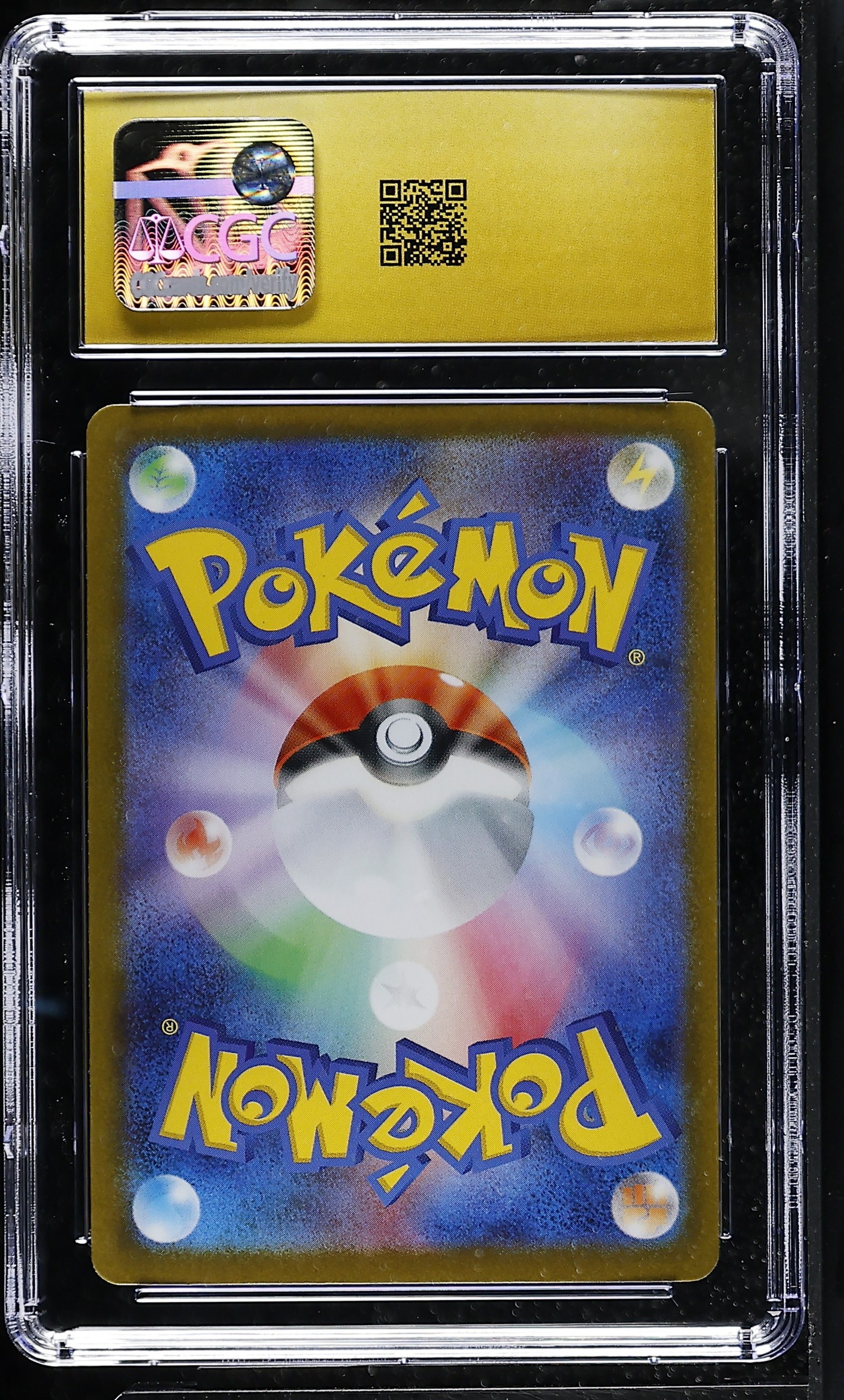 Mega Heracross ex #093/080 Japanese Inferno X CGC Pristine 10 Pokemon Graded Slab — back
