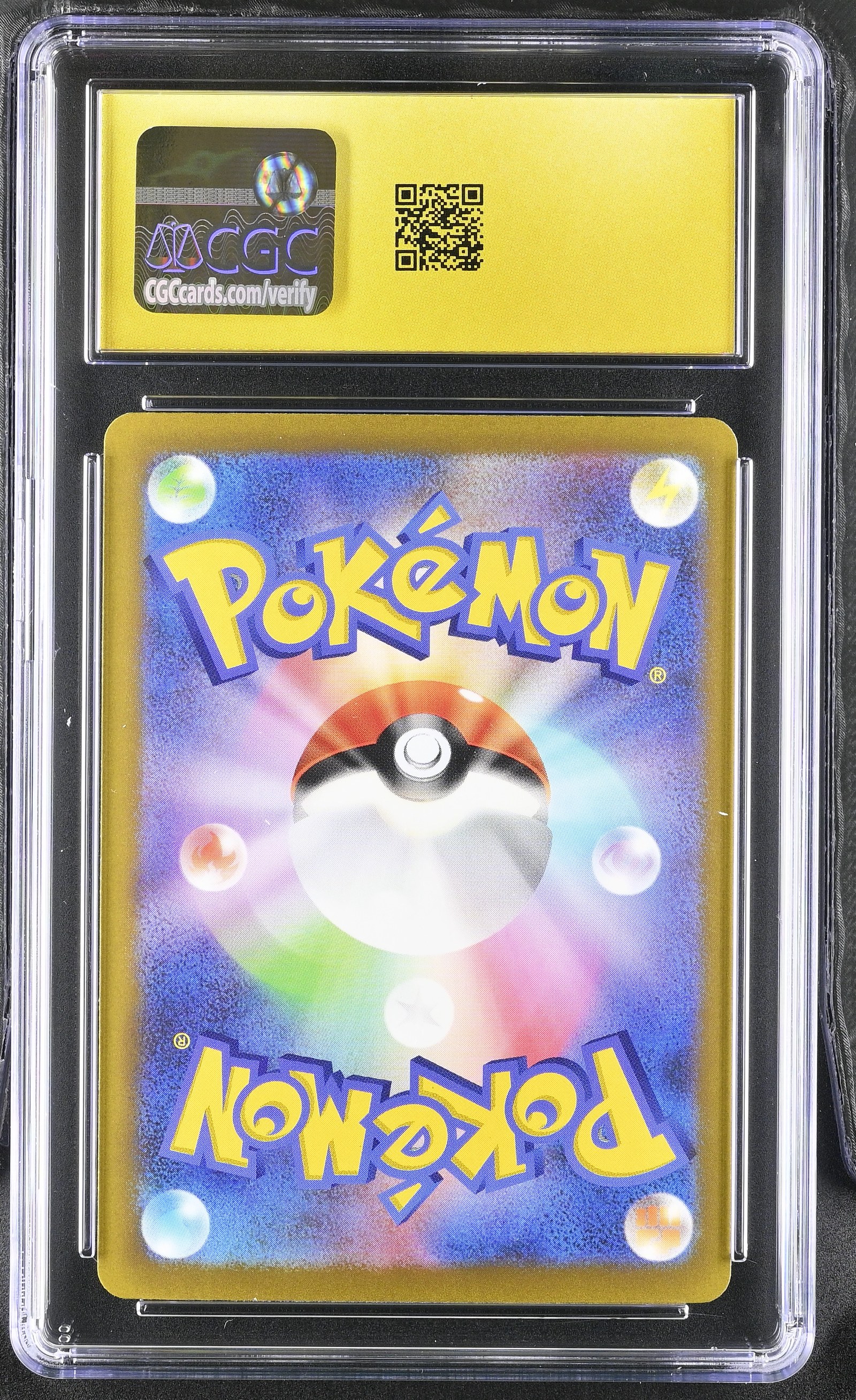 Mega Golurk ex #093/076 Japanese Storm Emeralda CGC Pristine 10 Pokemon Graded Slab — back