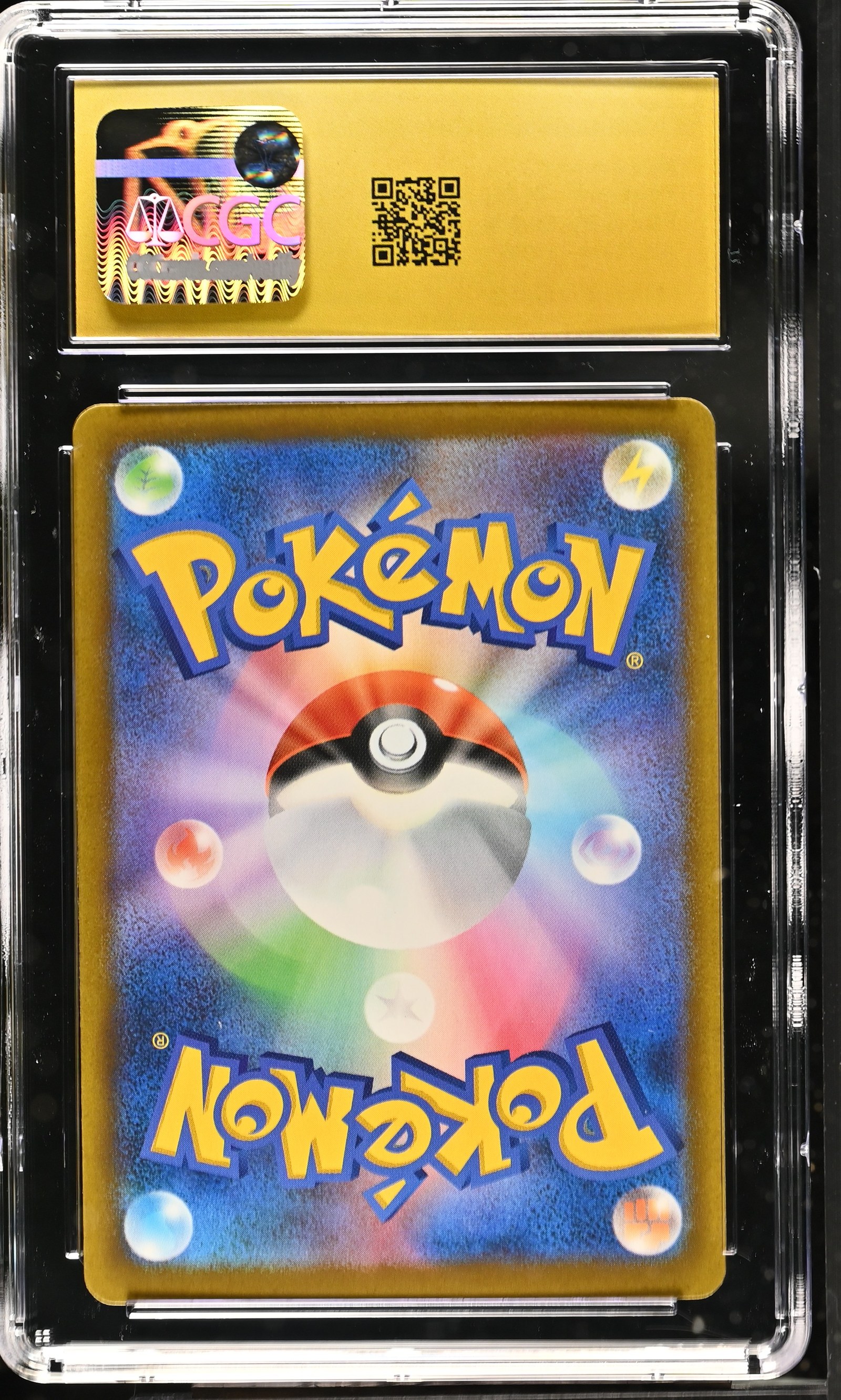 Masquerain #077/076 Japanese Storm Emeralda CGC Pristine 10 Pokemon Graded Slab — back