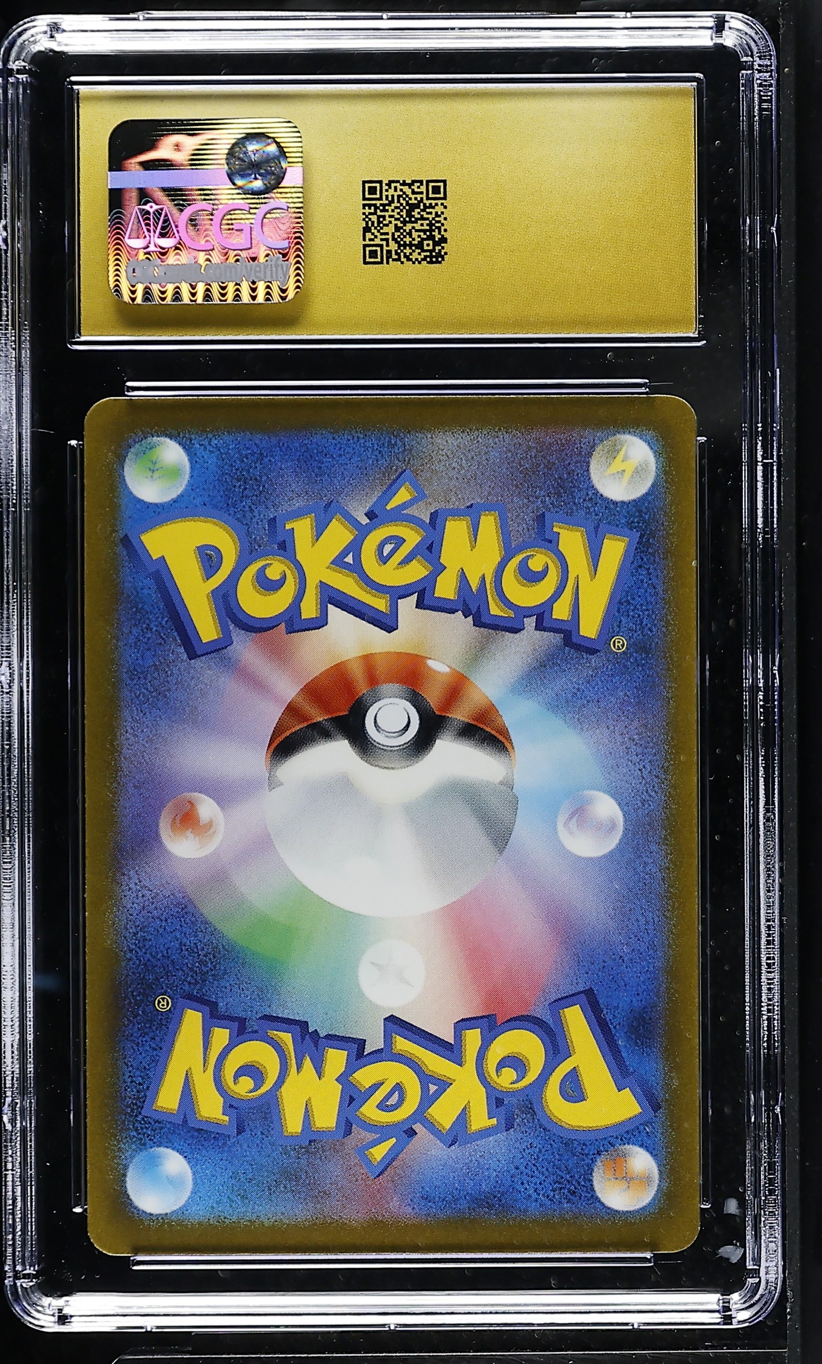 Pidgeotto #119/108 Japanese Ruler Of The Black Flame CGC Pristine 10 Pokemon Graded Slab — back