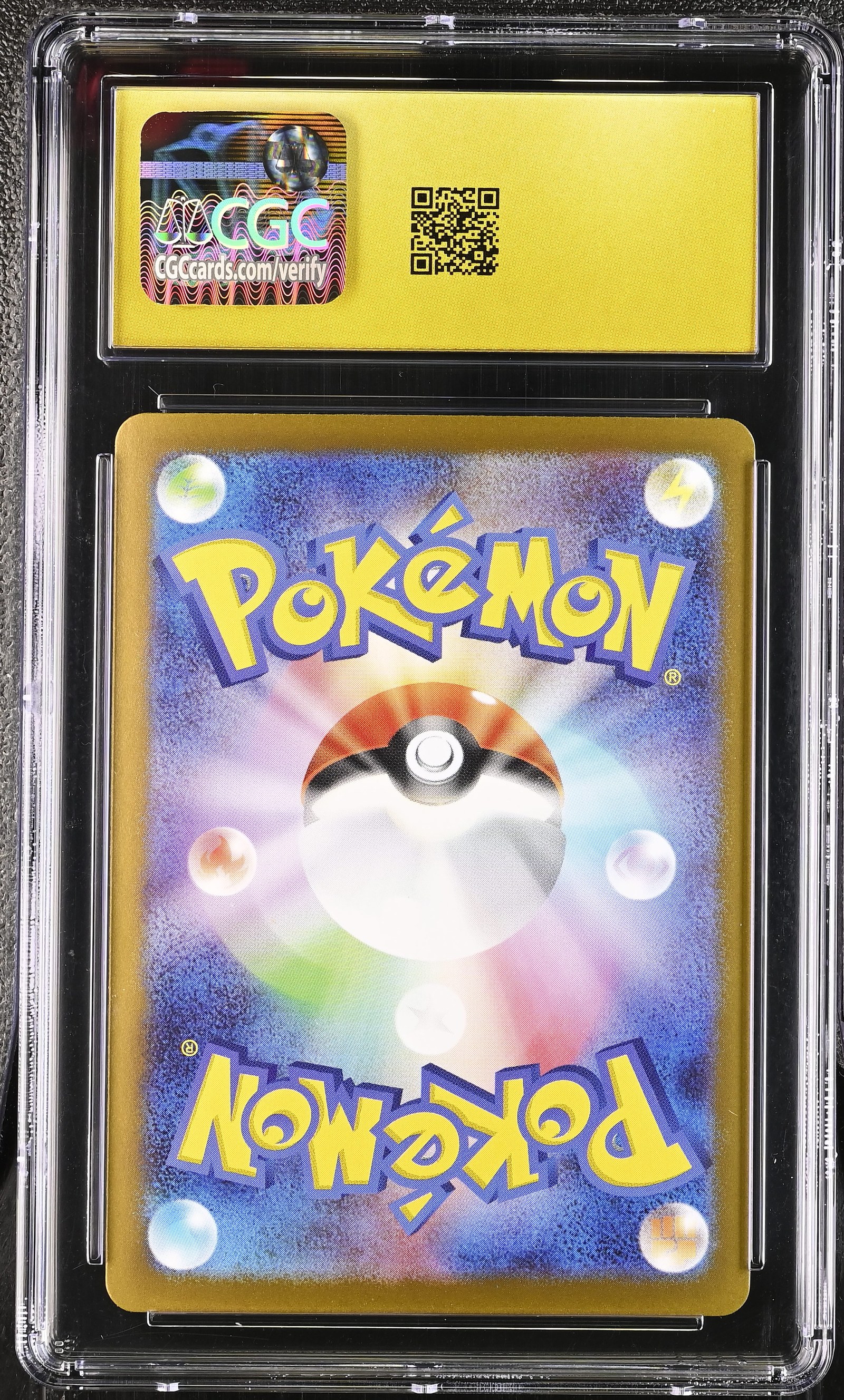 Mega Absol ex #079/063 Japanese Mega Brave CGC Pristine 10 Pokemon Graded Slab — back