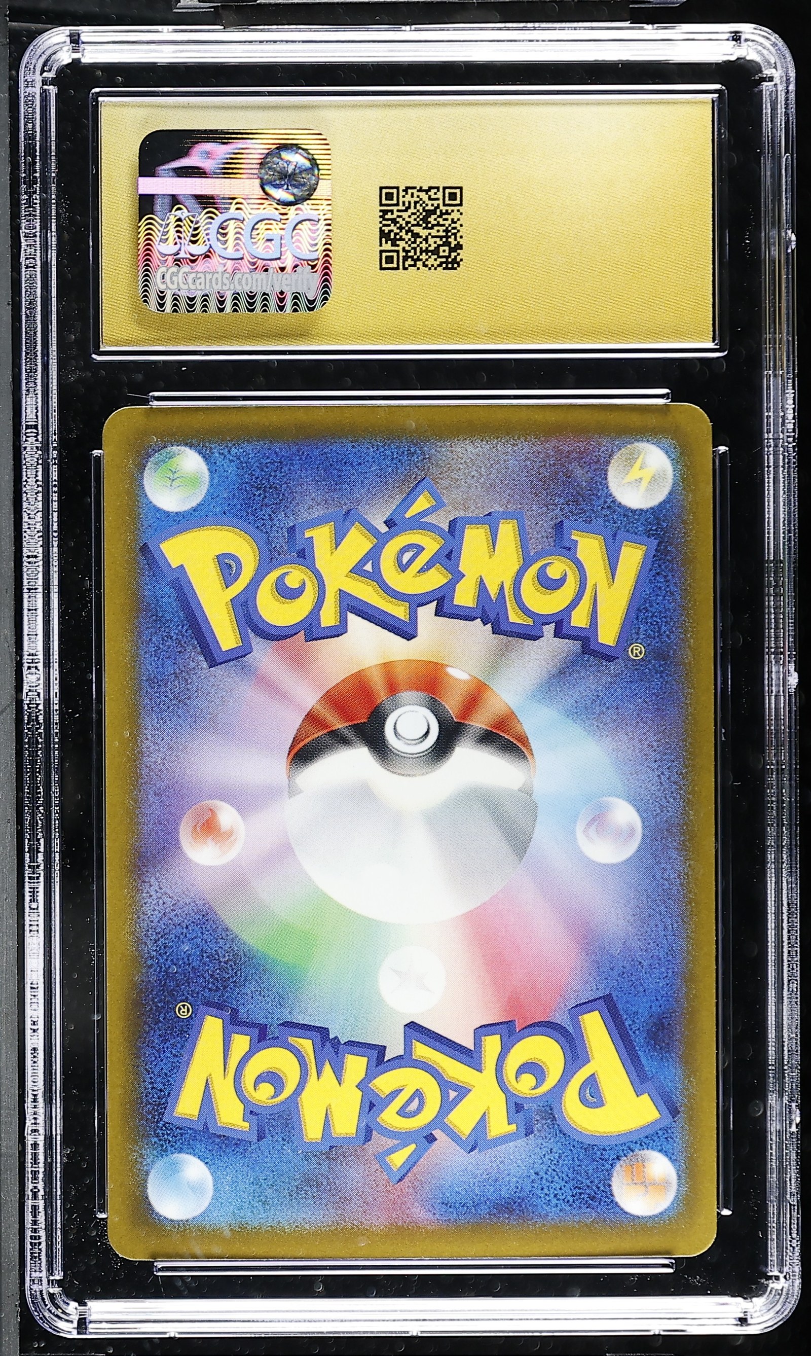 Gourgeist ex #100/083 Japanese Ninja Spinner CGC Pristine 10 Pokemon Graded Slab — back