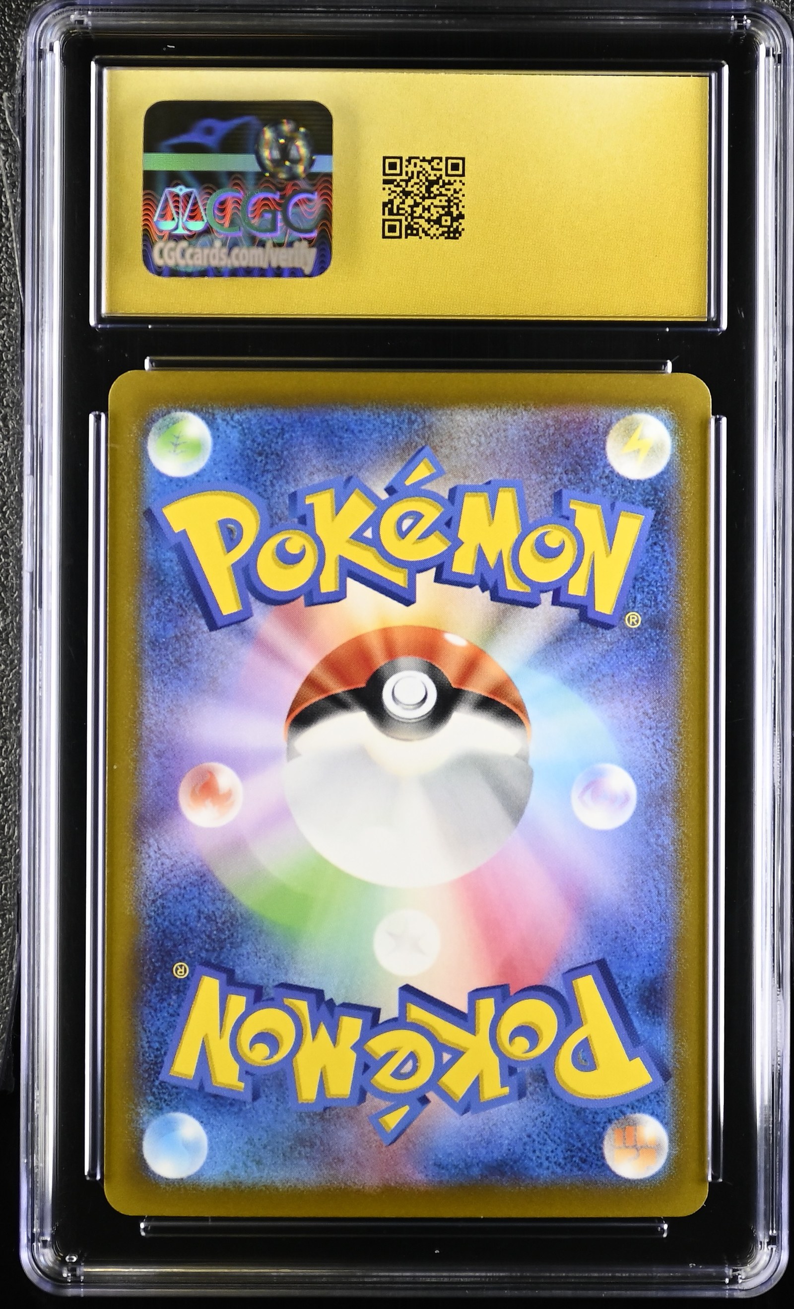 Galarian Perrserker V #079/100 Japanese Lost Abyss CGC Pristine 10 Pokemon Graded Slab — back