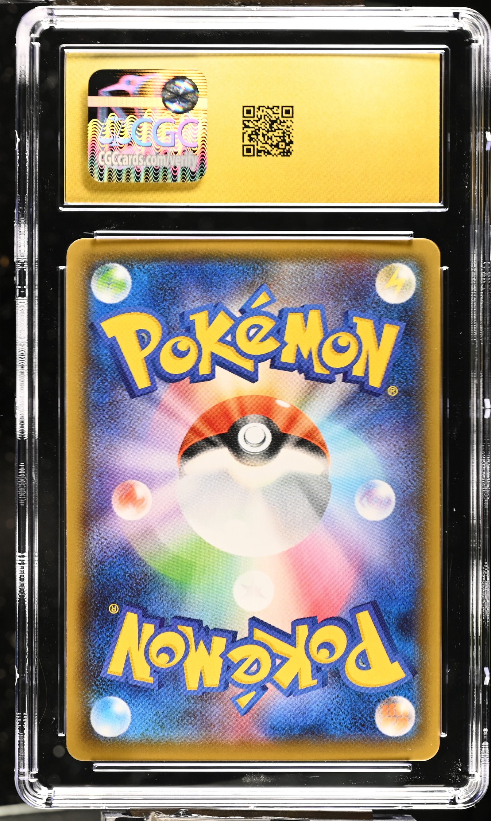 Flapple V #007/070 Japanese Single Strike Master CGC Pristine 10 Pokemon Graded Slab — back