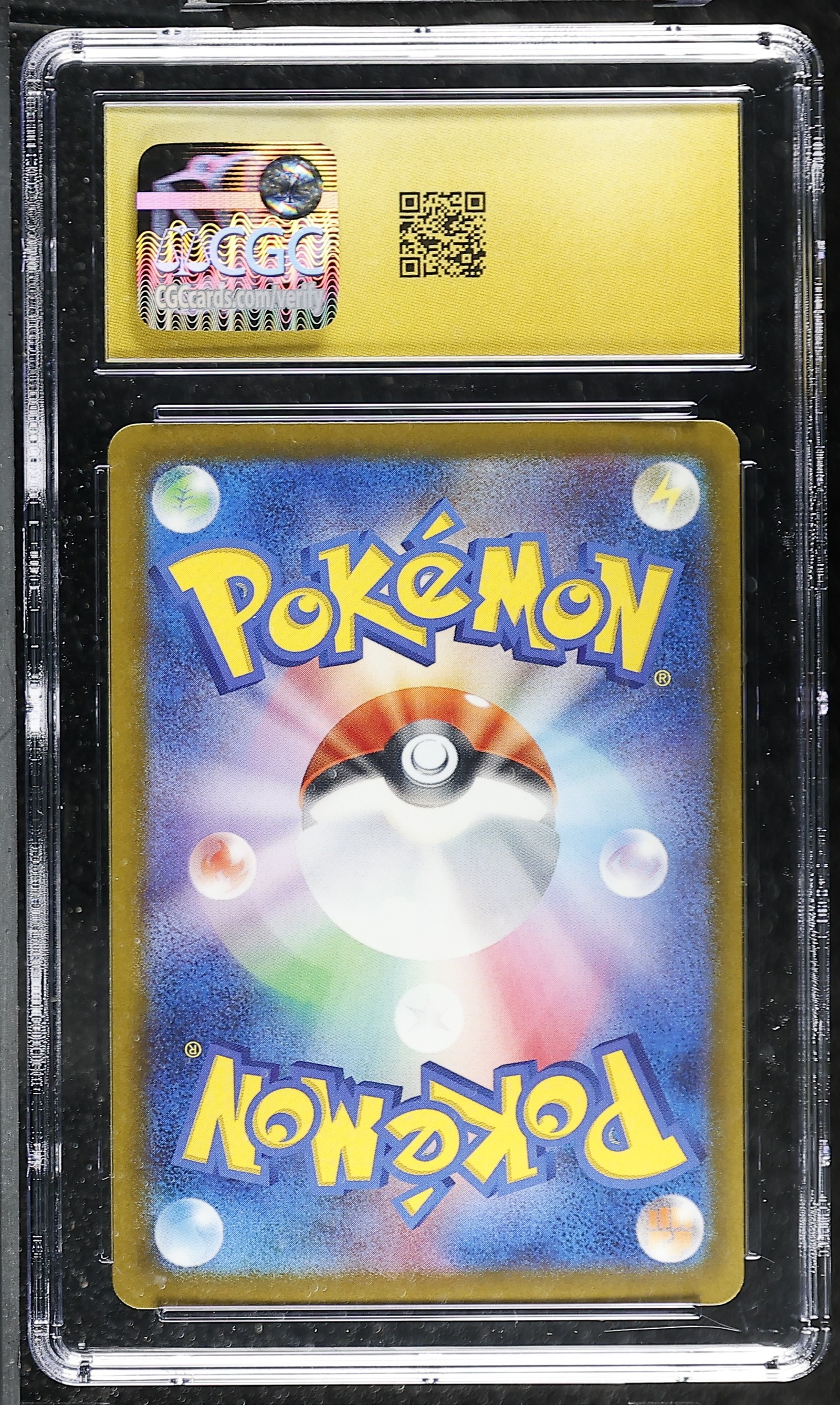 Thievul #089/081 Japanese Abyss Eye CGC Pristine 10 Pokemon Graded Slab — back