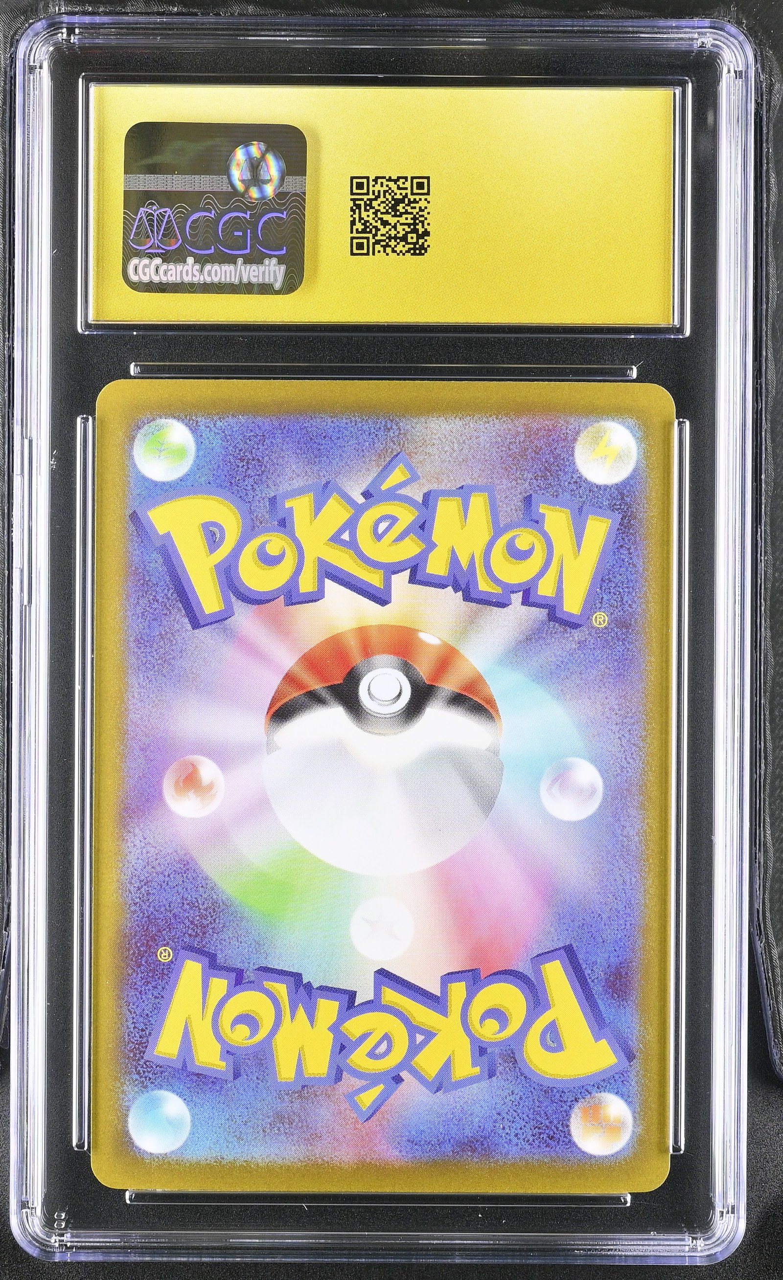 Sacred Ash #102/080 Japanese Nihil Zero CGC Pristine 10 Pokemon Graded Slab — back