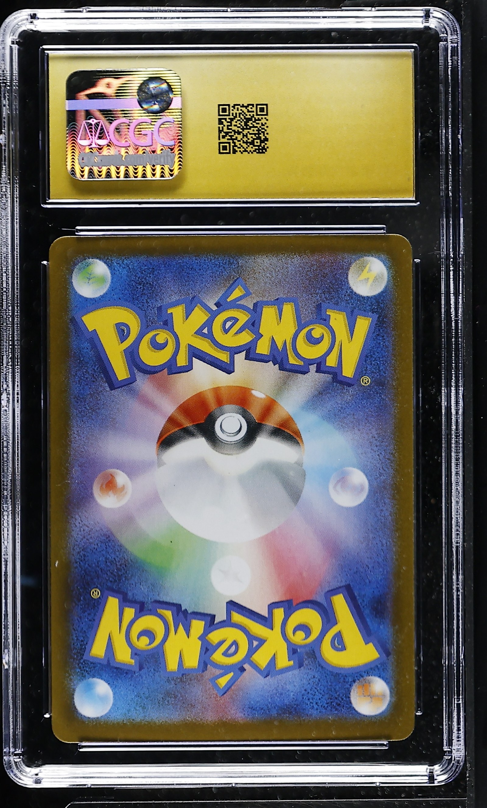 Team Rocket's Raticate #108/098 Japanese Glory Of Team Rocket CGC Pristine 10 Pokemon Graded Slab — back