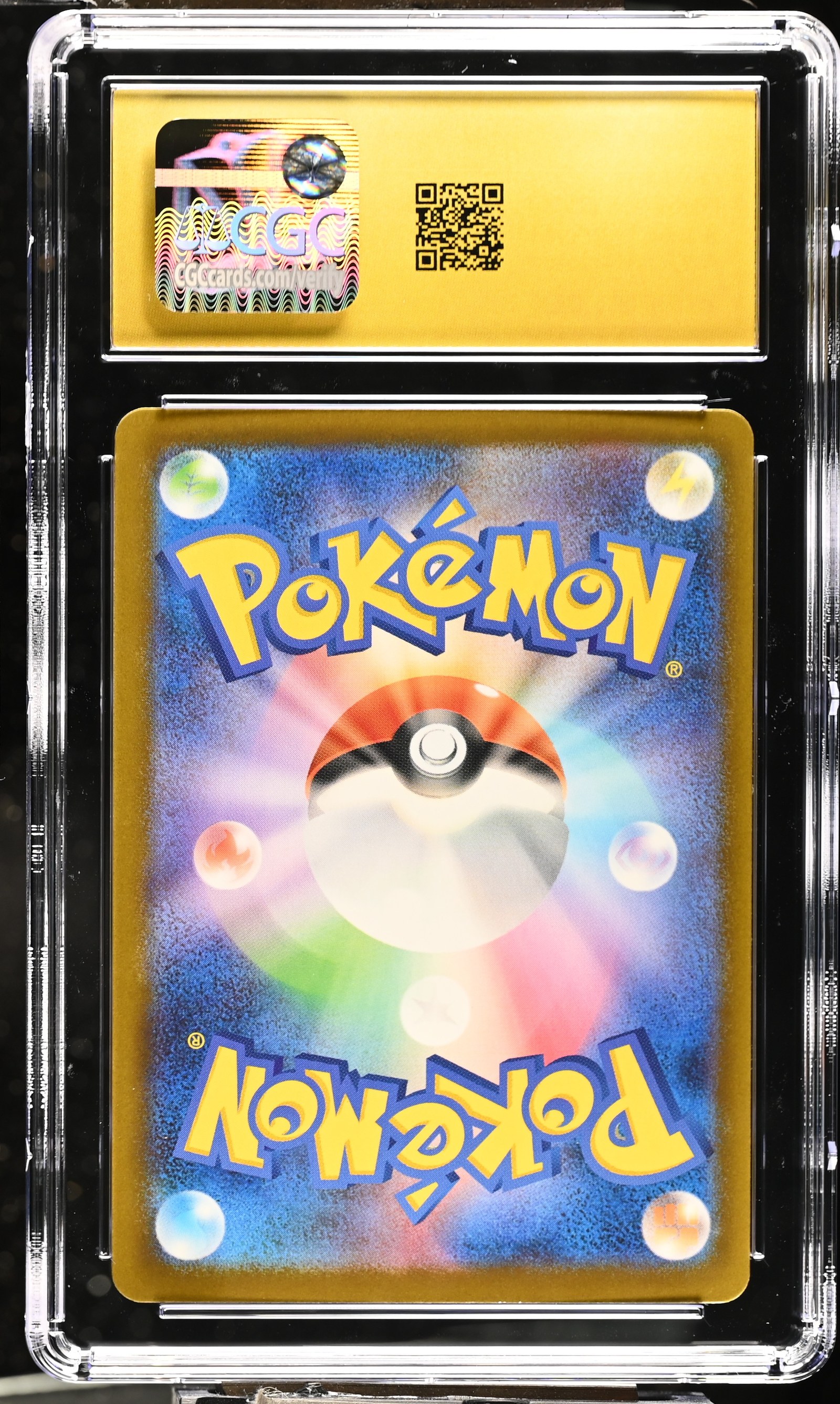 Goldeen #084/081 Japanese Abyss Eye CGC Pristine 10 Pokemon Graded Slab — back