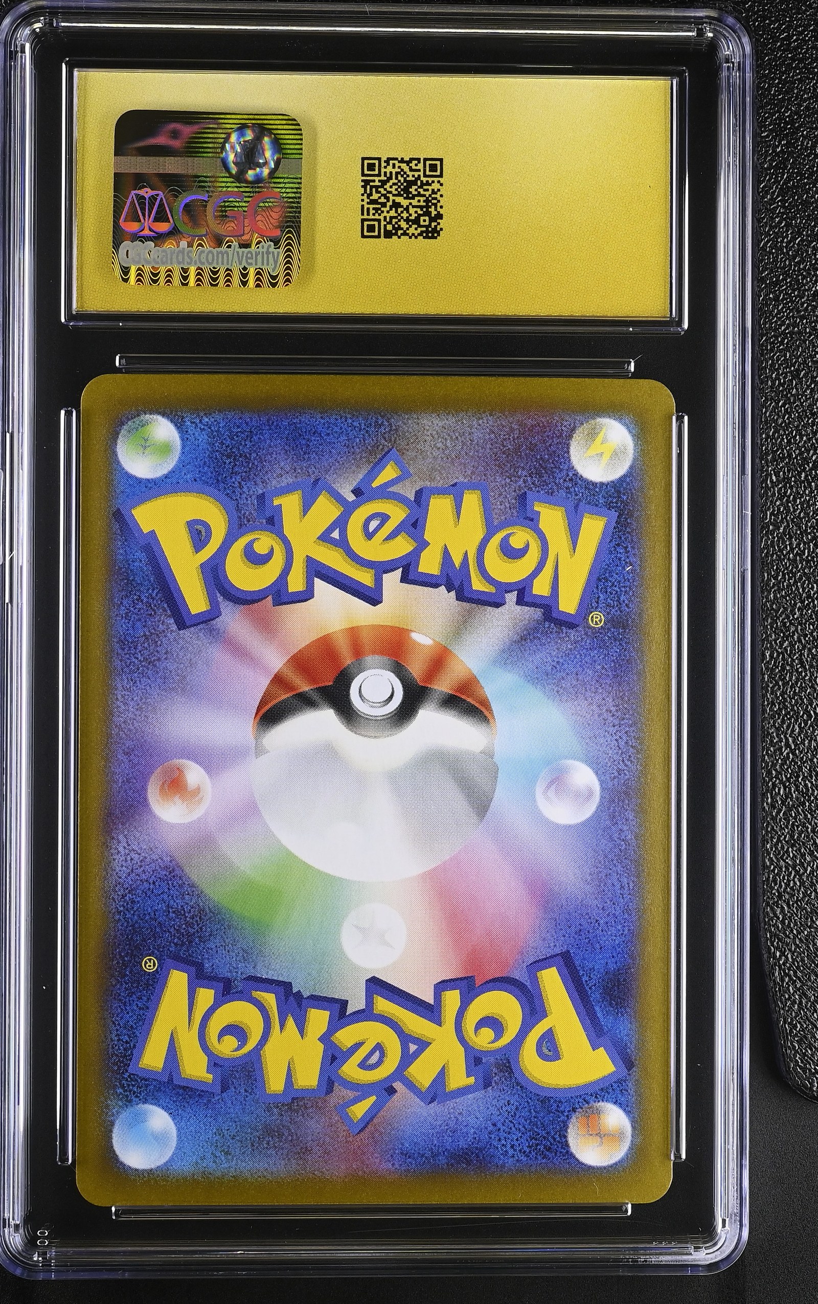N's Zorua #108/100 Japanese Battle Partners CGC Pristine 10 Pokemon Graded Slab — back