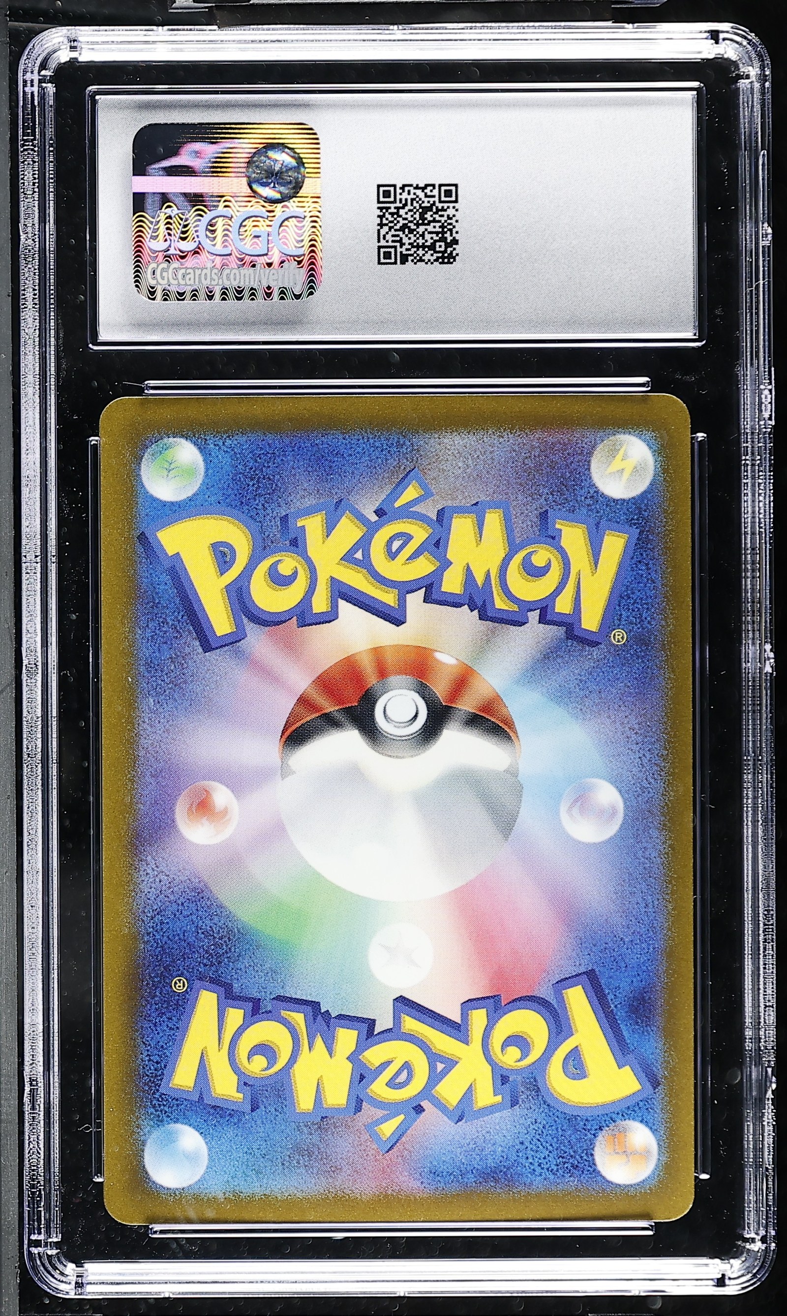 Persian #053/165 Reverse Holo Japanese 151 CGC Gem Mint 10 Pokemon Graded Slab — back