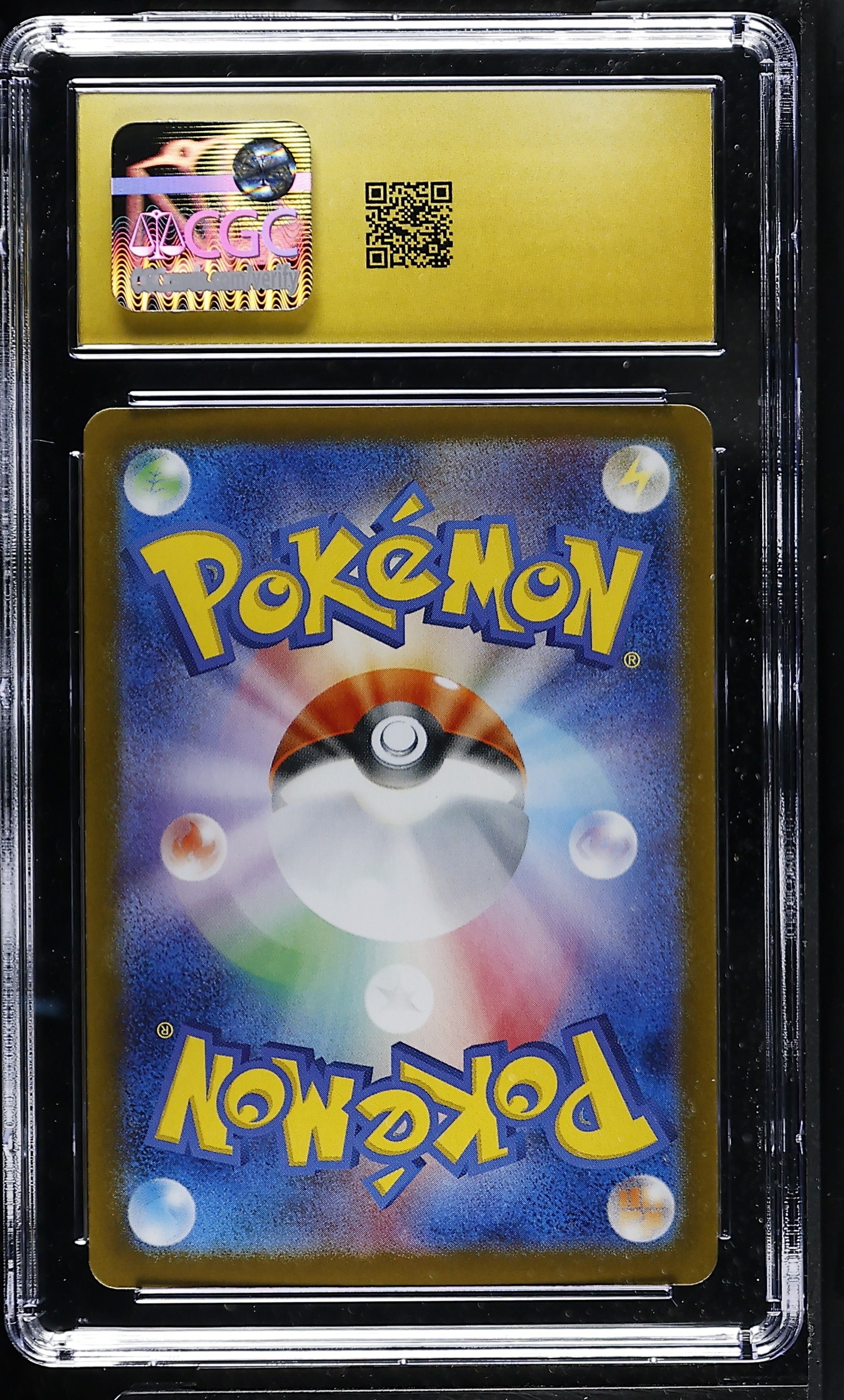 Team Rocket's Spidops #099/098 Japanese Glory Of Team Rocket CGC Pristine 10 Pokemon Graded Slab — back