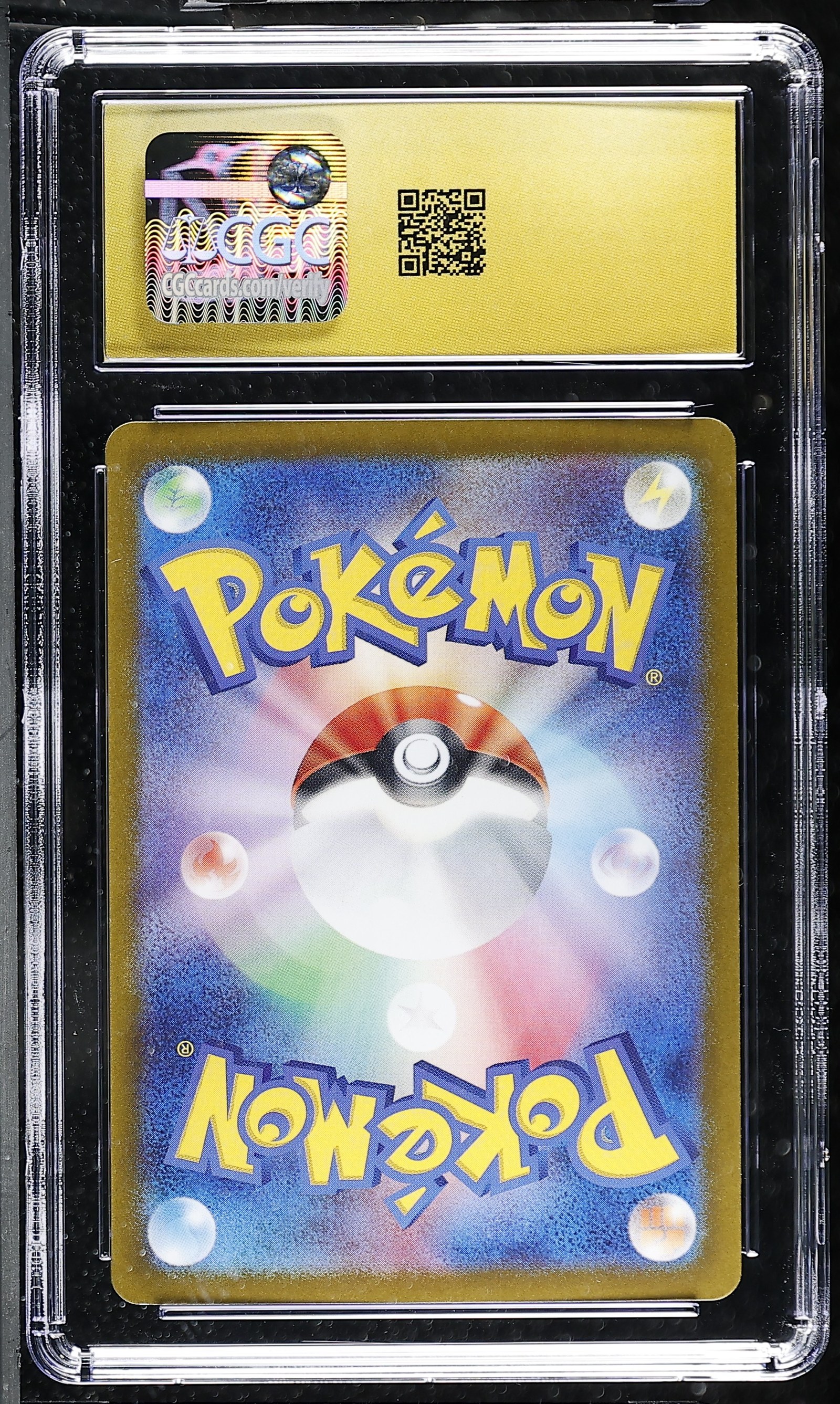 Slakoth #117/106 Japanese Super Electric Breaker CGC Pristine 10 Pokemon Graded Slab — back
