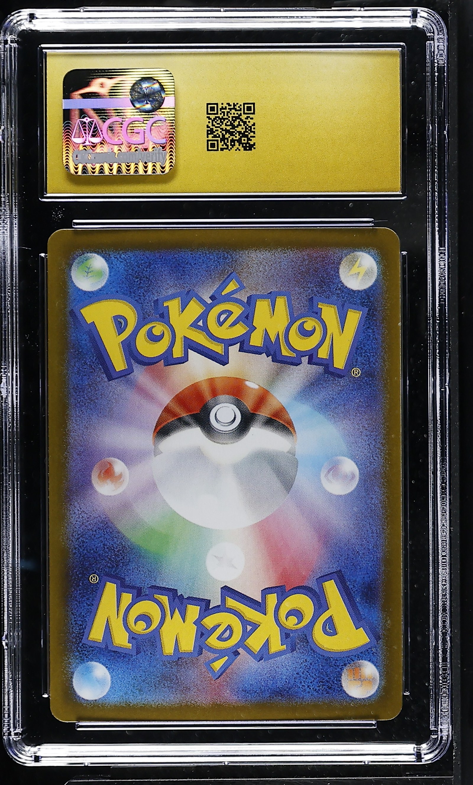 Team Rocket's Houndoom #100/098 Japanese Glory Of Team Rocket CGC Pristine 10 Pokemon Graded Slab — back