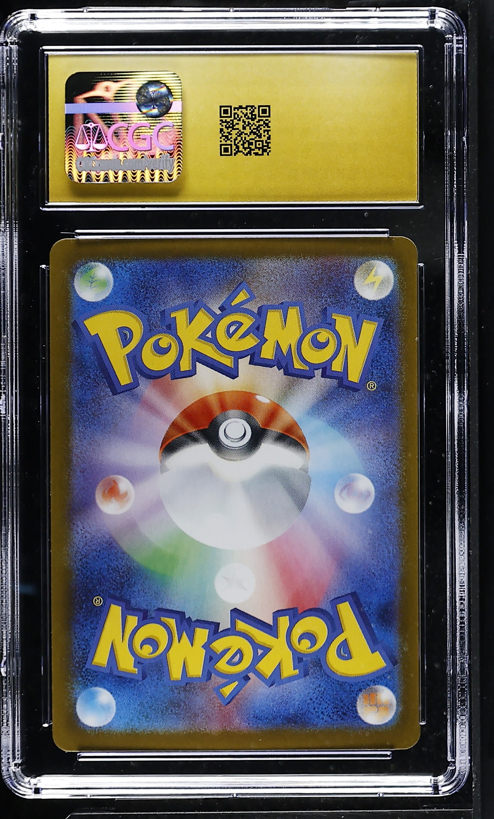 Team Rocket's Houndoom #100/098 Japanese Glory Of Team Rocket CGC Pristine 10 Pokemon Graded Slab — back