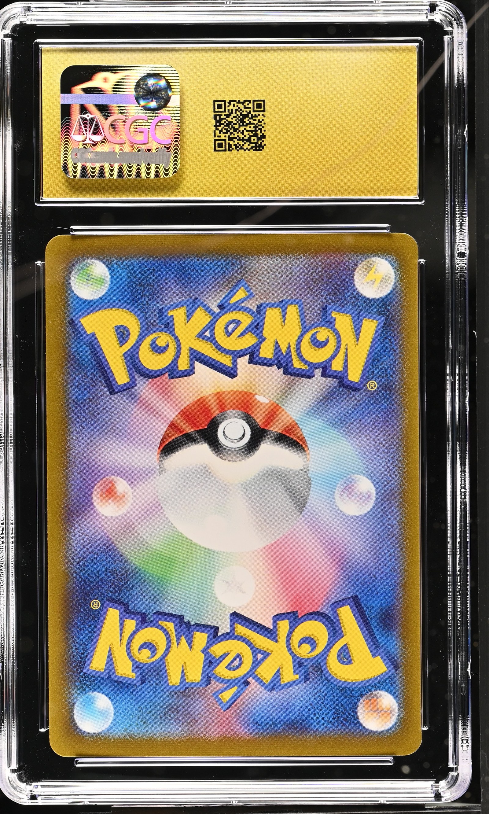Eevee ex #126/187 Japanese Terastal Festival CGC Pristine 10 Pokemon Graded Slab — back