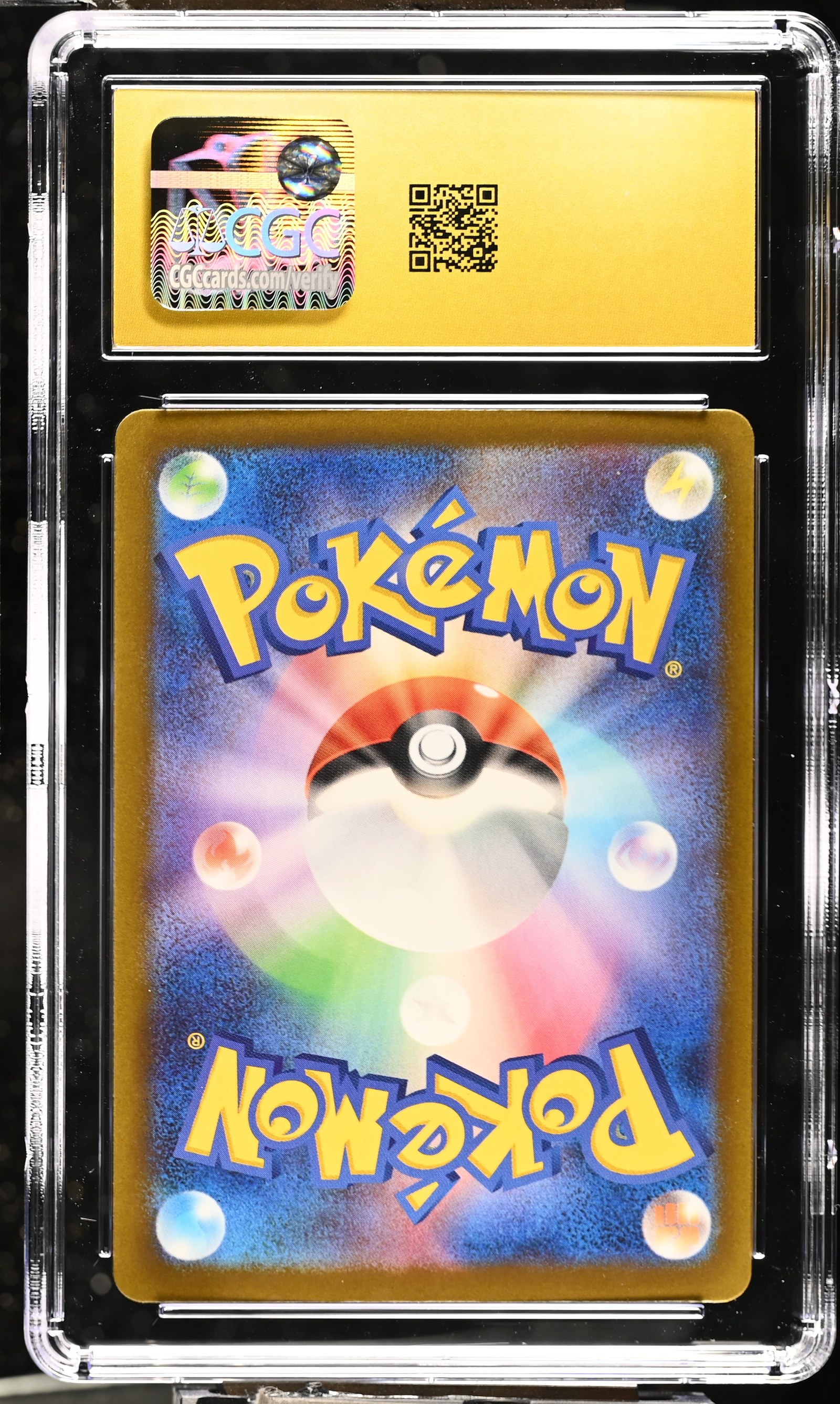 Team Rocket's Dugtrio #206/193 Japanese Mega Dream Ex CGC Pristine 10 Pokemon Graded Slab — back