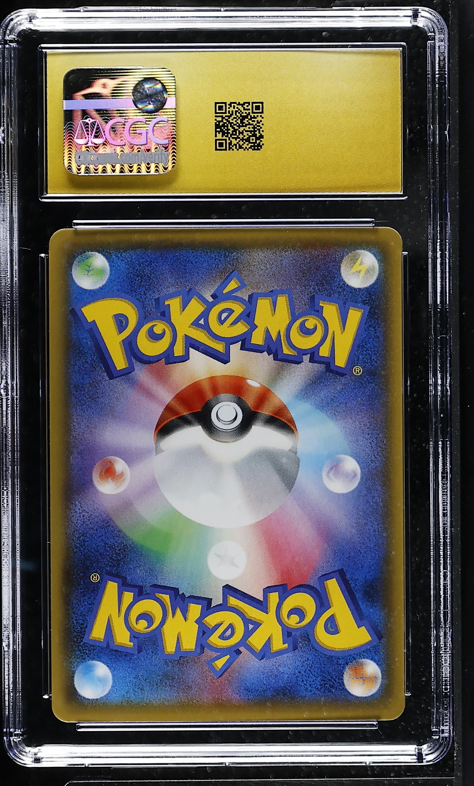 Eternatus V #124/190 Japanese Shiny Star V CGC Pristine 10 Pokemon Graded Slab — back