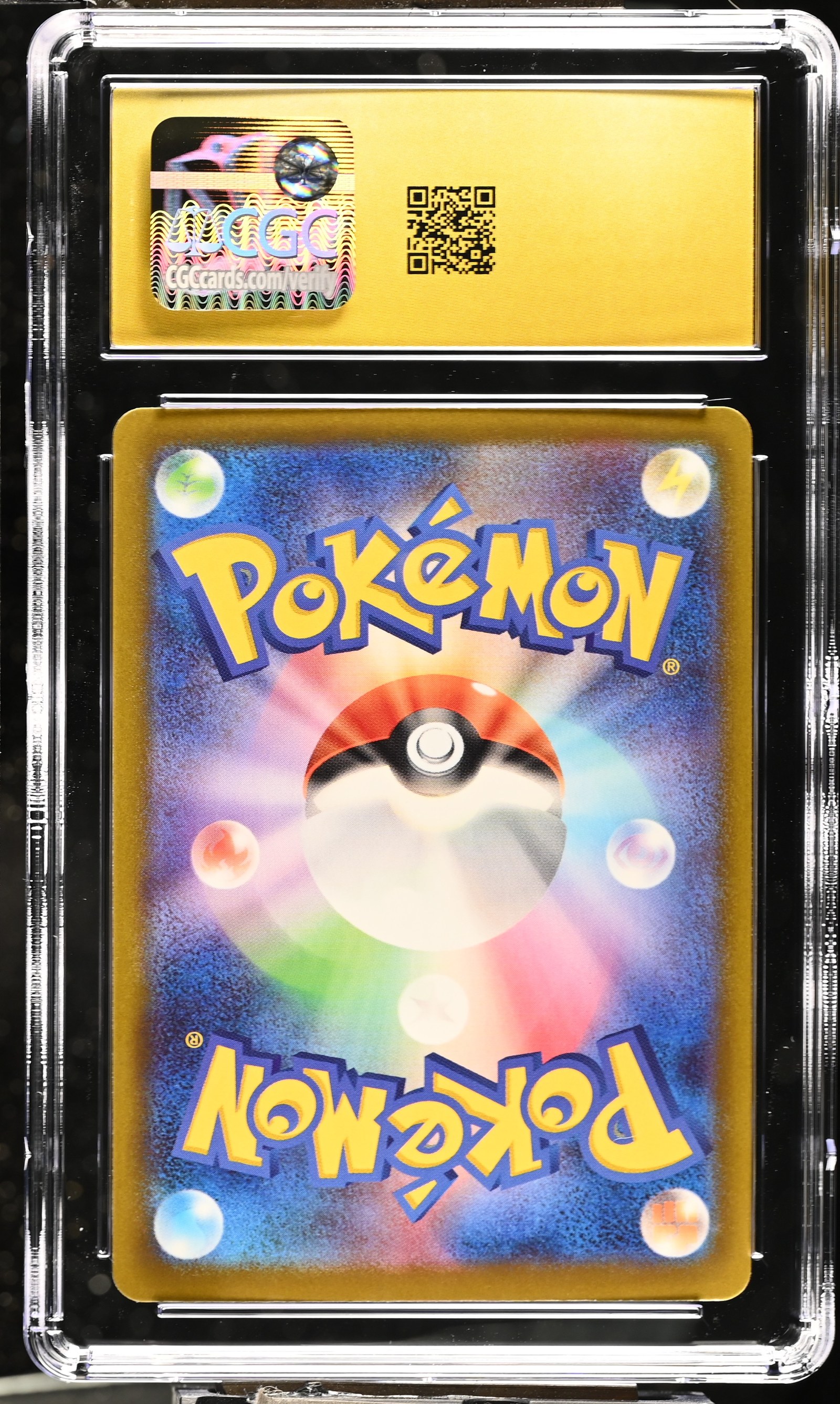 Team Rocket's Dugtrio #206/193 Japanese Mega Dream Ex CGC Pristine 10 Pokemon Graded Slab — back