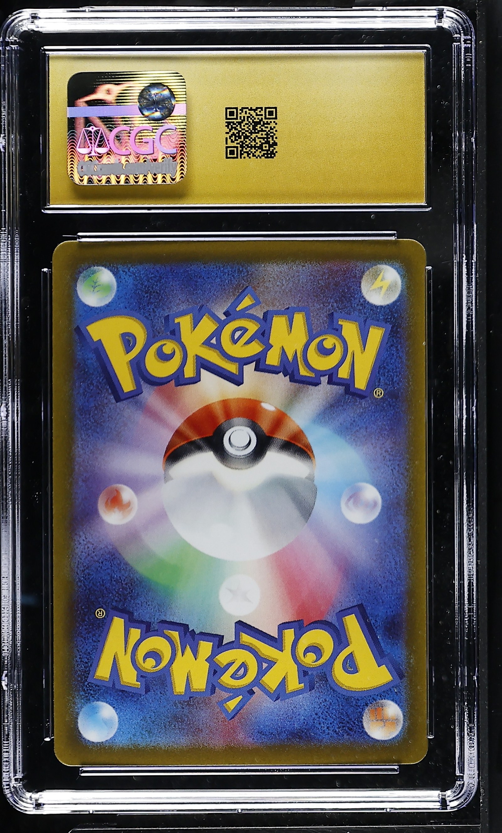 Paldean Tauros #084/073 Japanese Triplet Beat CGC Pristine 10 Pokemon Graded Slab — back