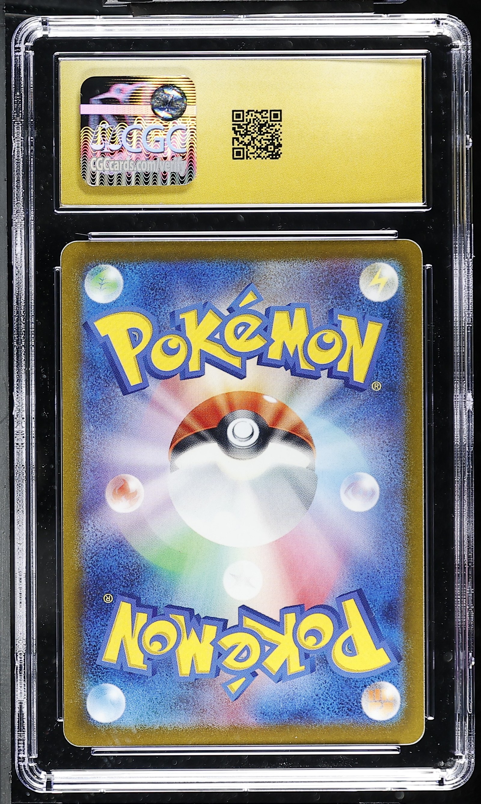 Espeon #046/108 Japanese Ruler Of The Black Flame CGC Pristine 10 Pokemon Graded Slab — back