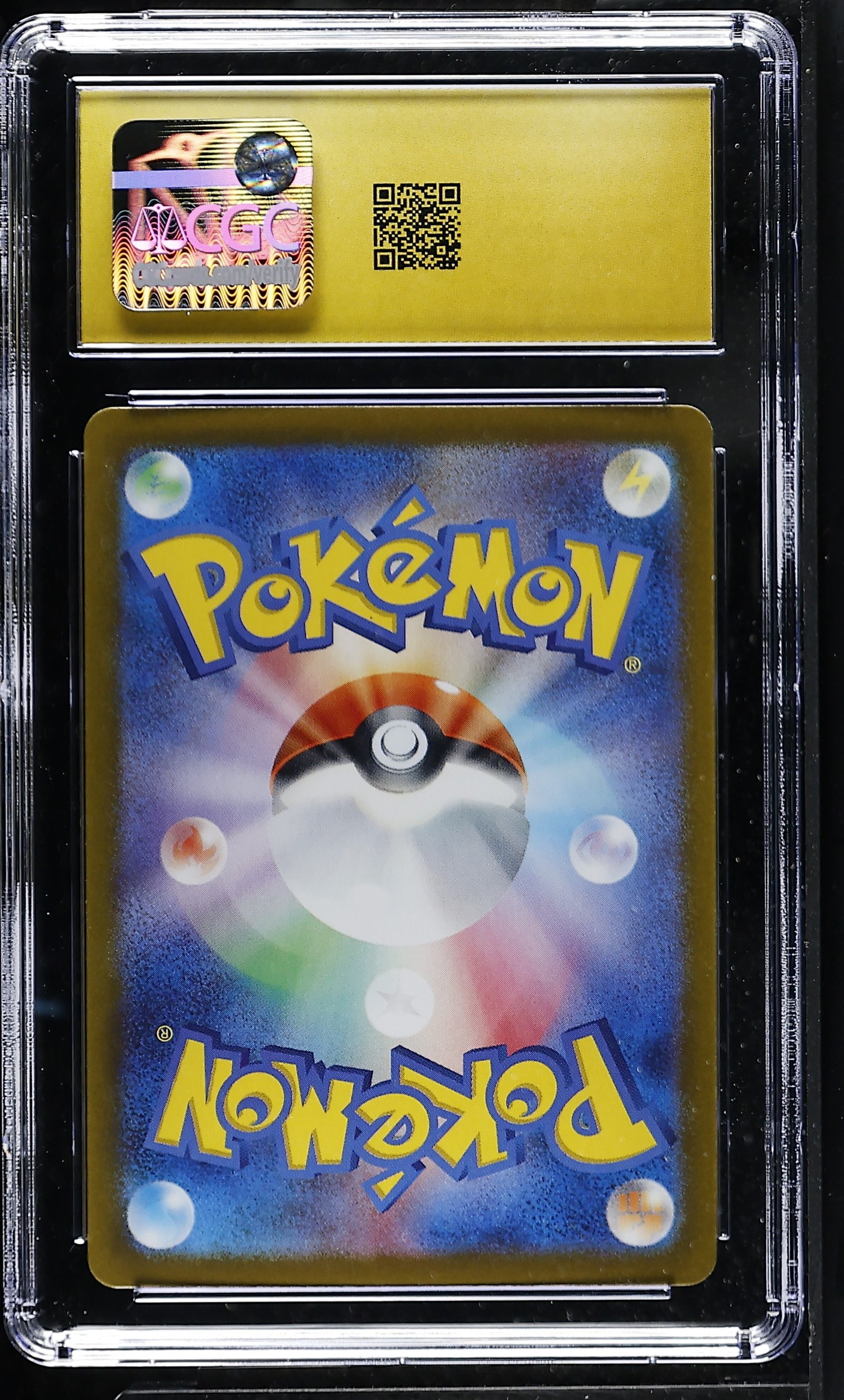 Lillie's Ribombee #105/100 Japanese Battle Partners CGC Pristine 10 Pokemon Graded Slab — back